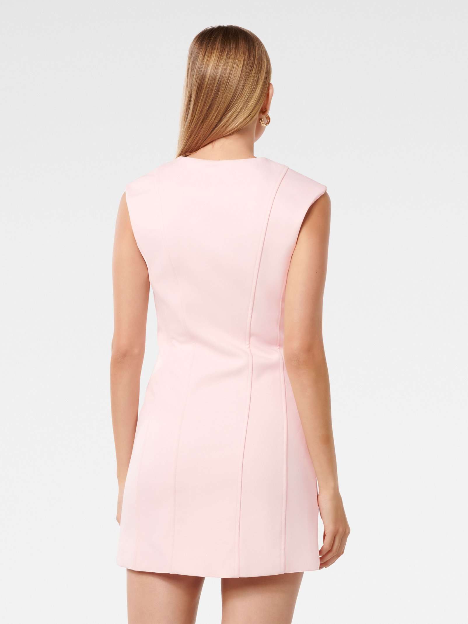 Hannah Zip Front Mini Dress