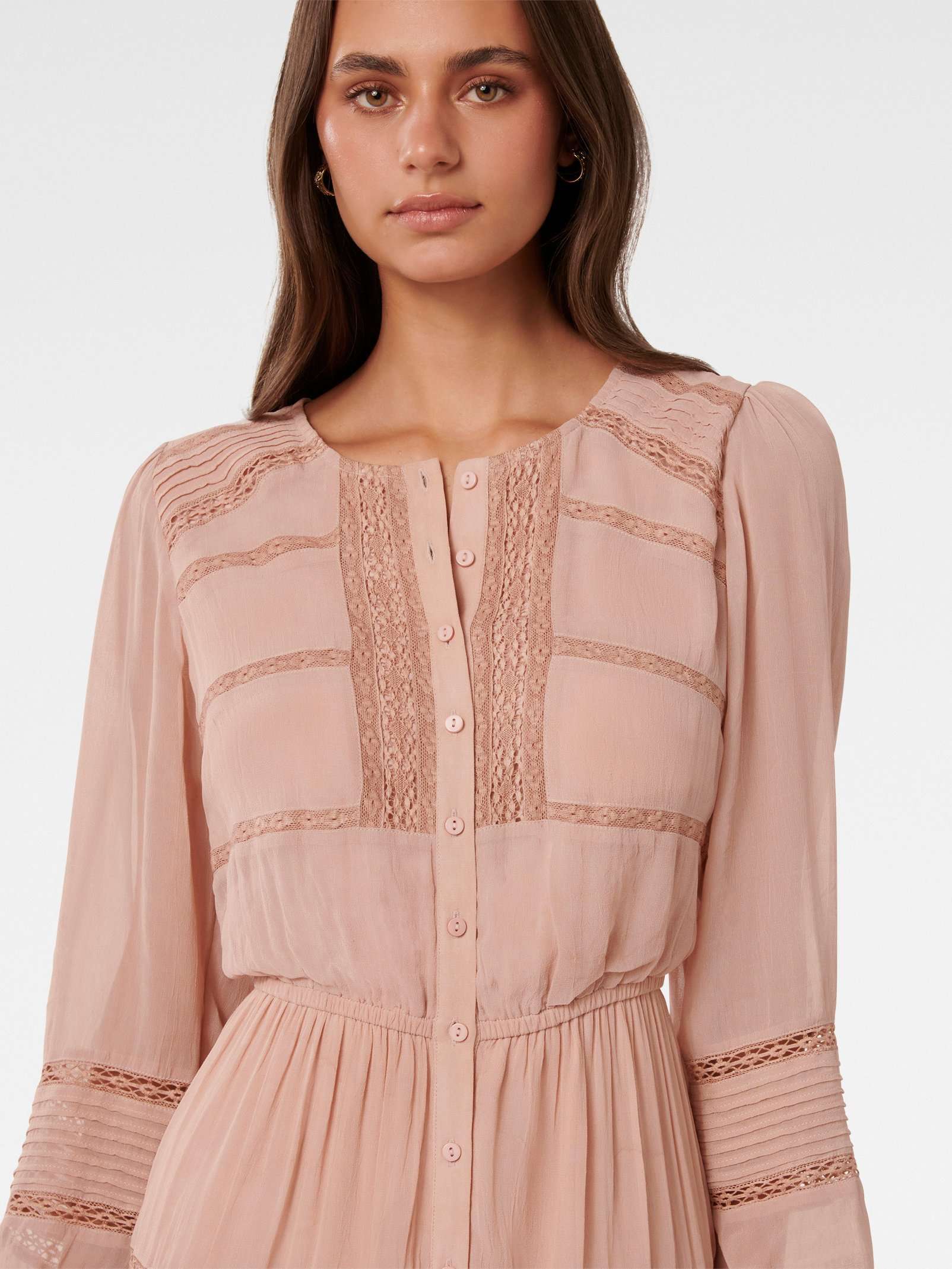 Frankie Lace Trim Maxi Dress
