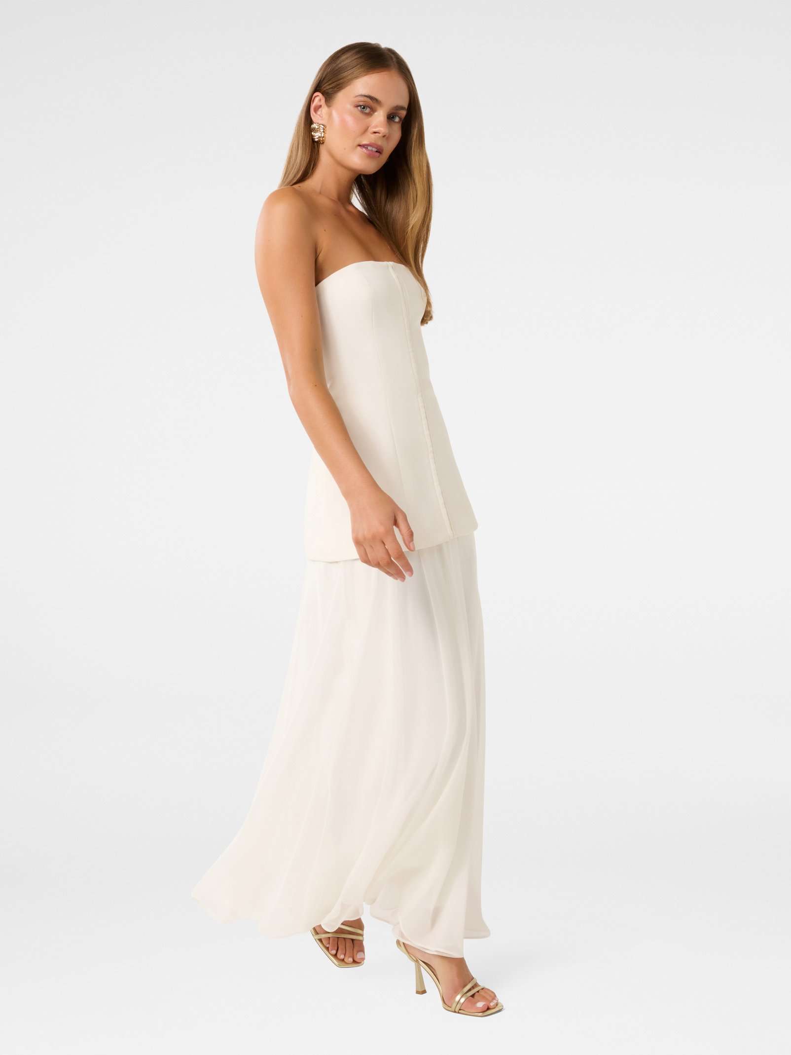 Alexis Hook and Eye Sheer Midi Dress