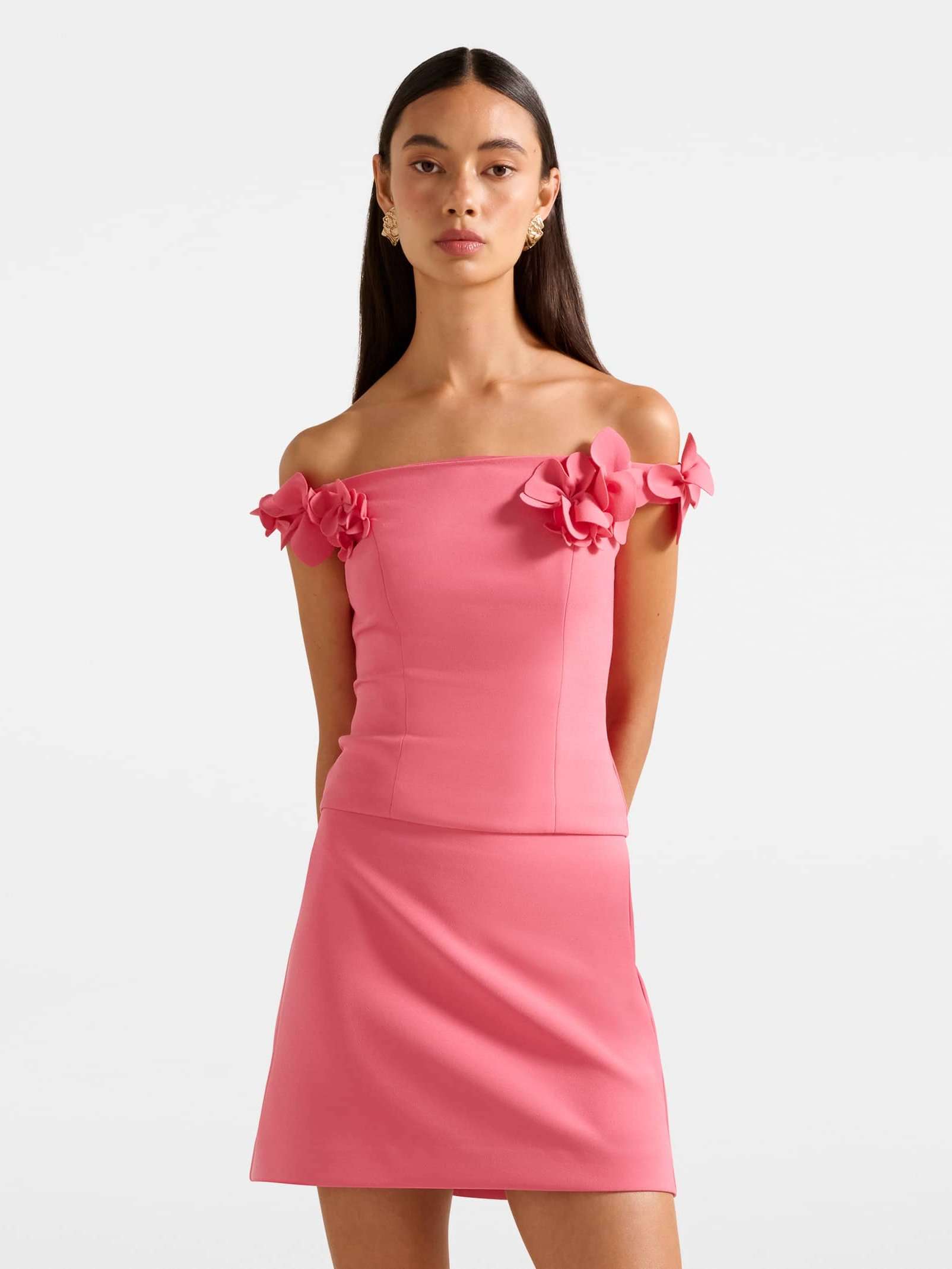 Faye Applique Bardot