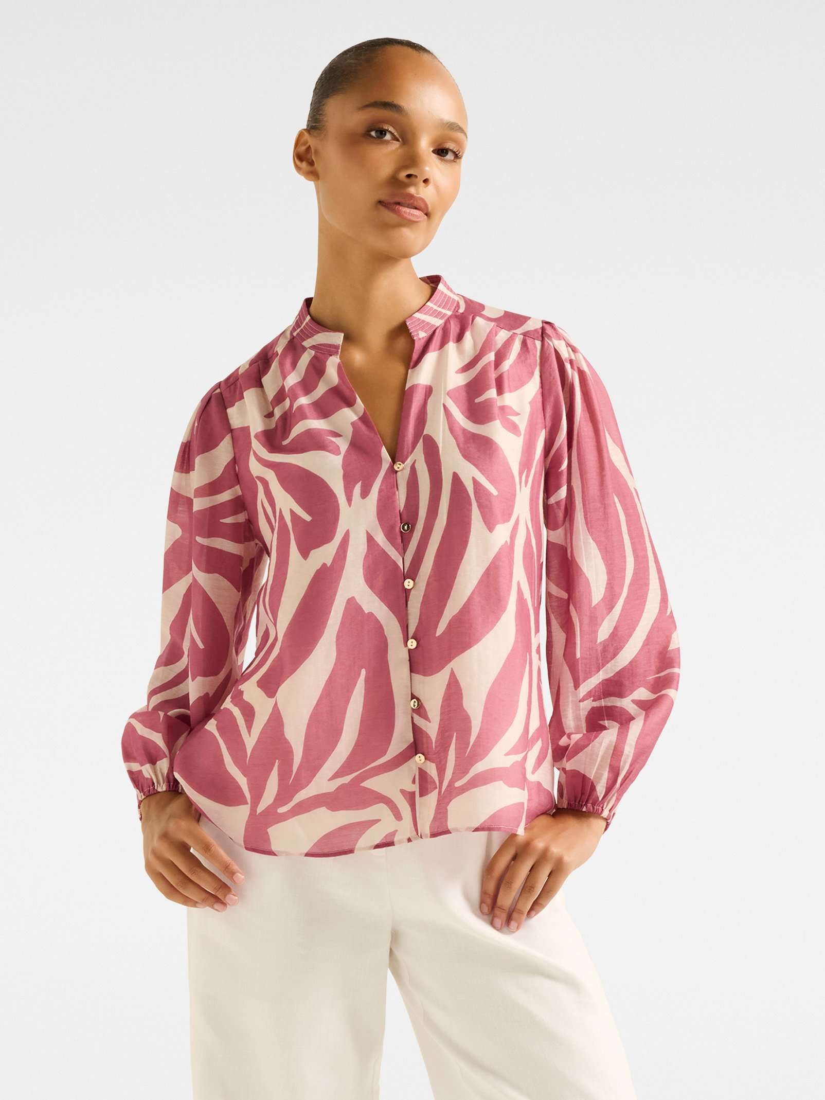 Adaline Printed Blouse