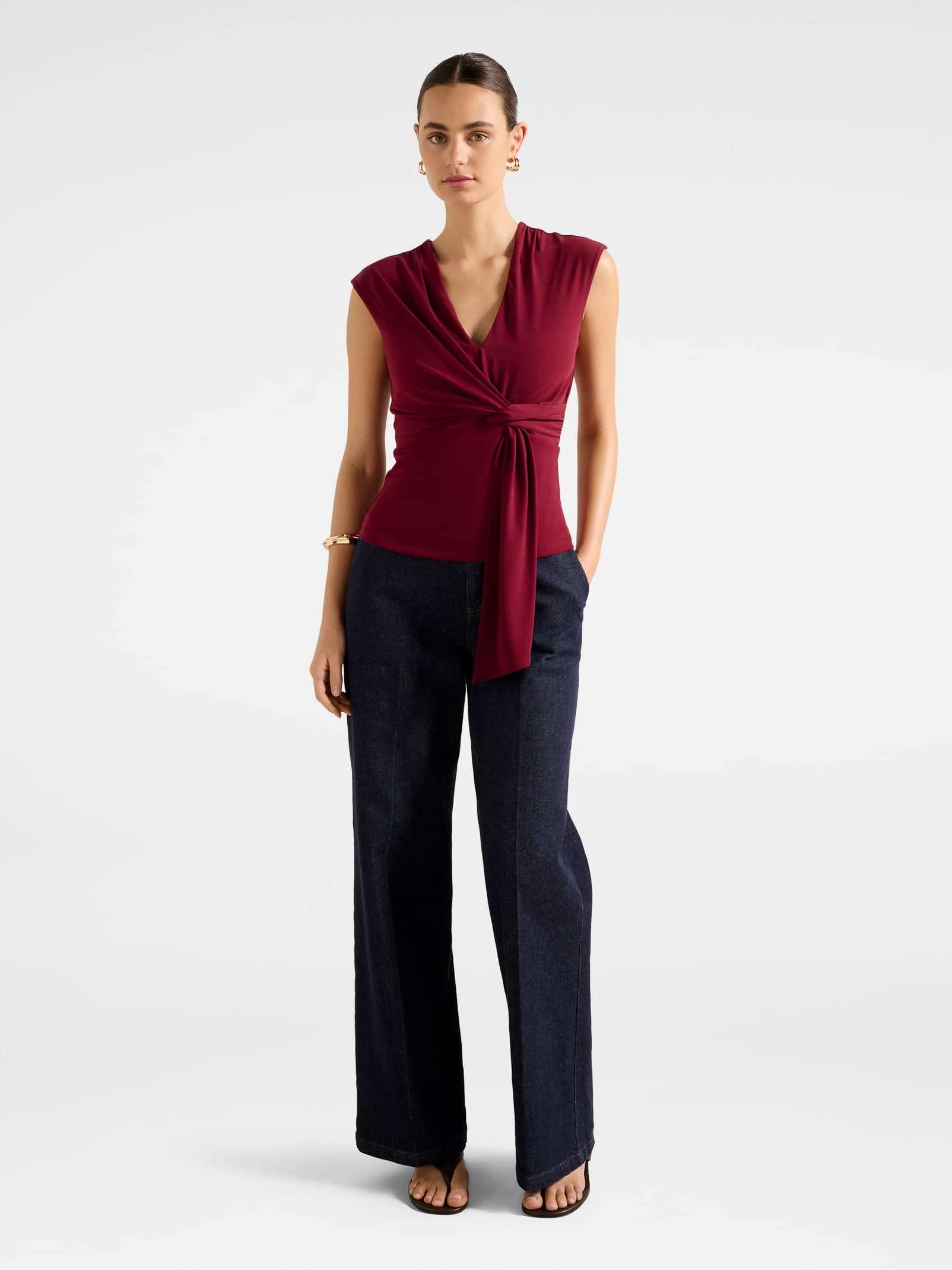 Emma Twist Front Top