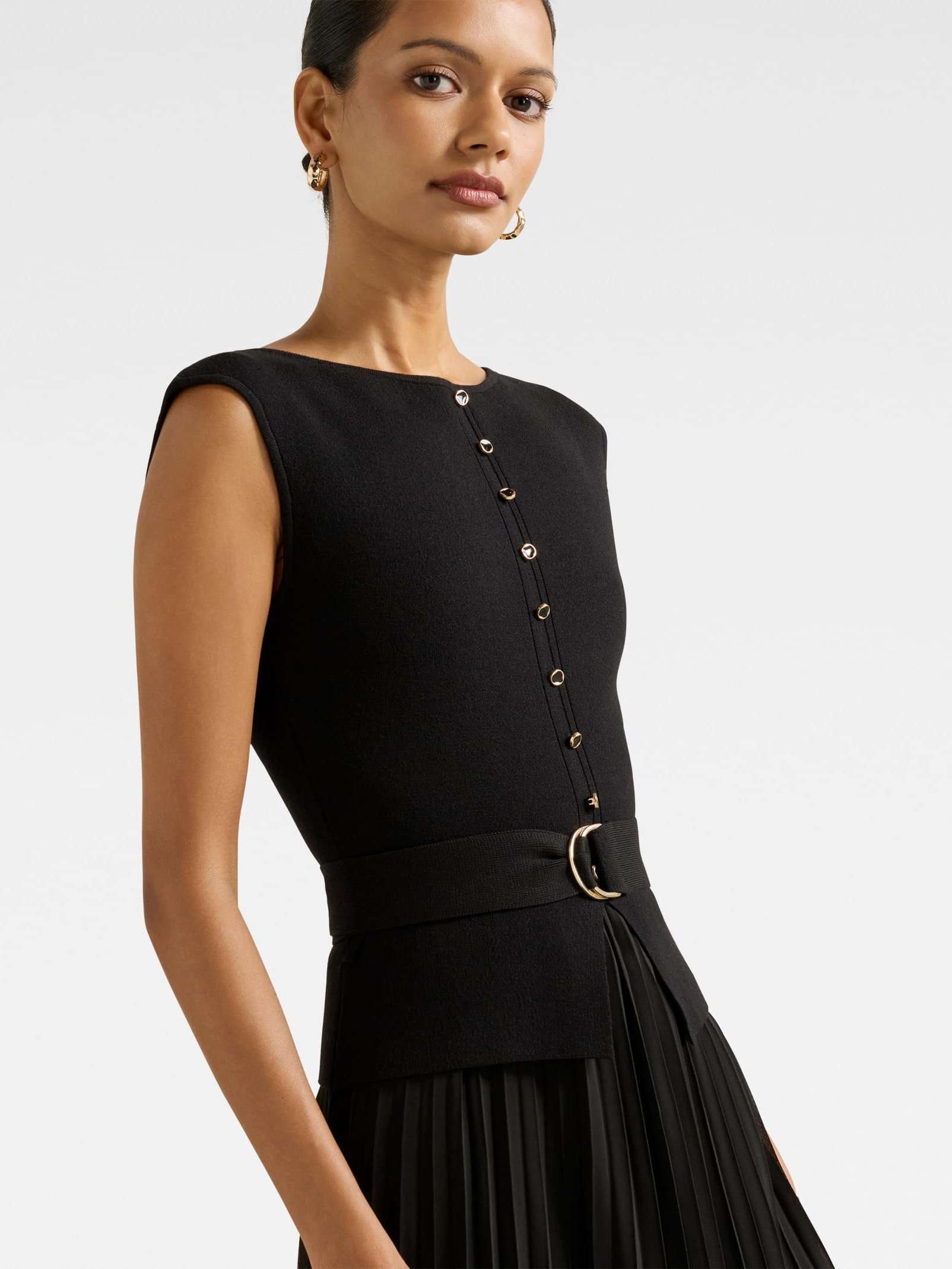 strapless open back dress Lanvin Women's Short Charmeuse Dress - Raisin main image 0