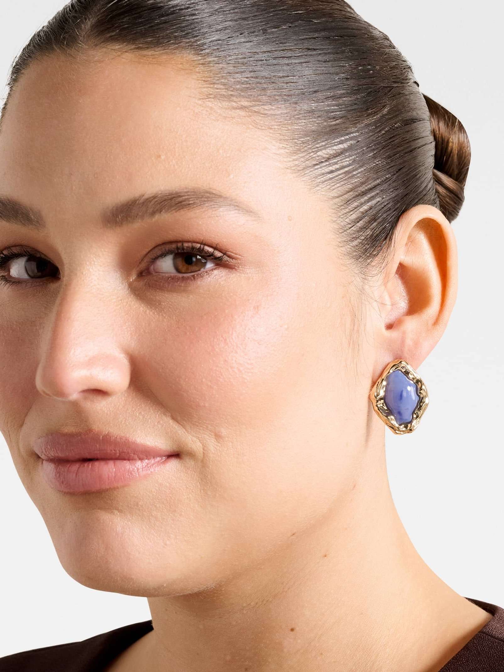 Signature Samara Organic Stone Stud