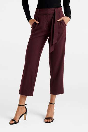 Belle Belted Straight Leg Pants