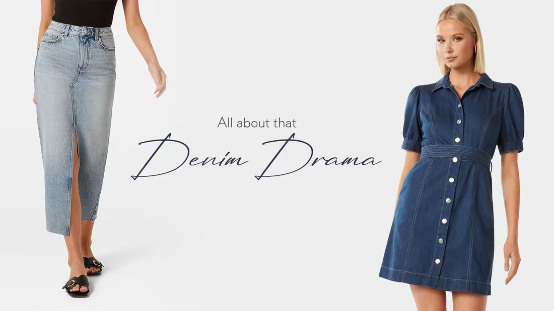 From Work to Play: Embracing Every Moment in Forever New's Denim Dress Collection!