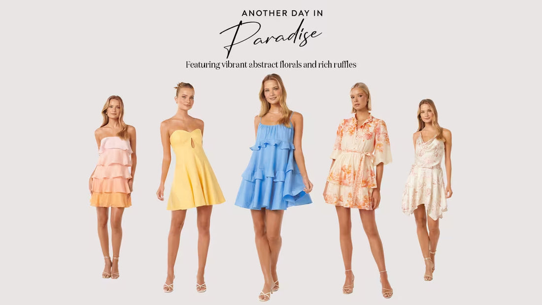 Unveiling Summer Vacation Dresses~A Day in Paradise