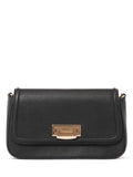 Indigo Lock Chain Shoulder Bag