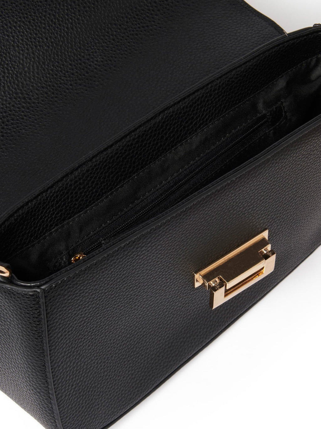 Indigo Lock Chain Shoulder Bag