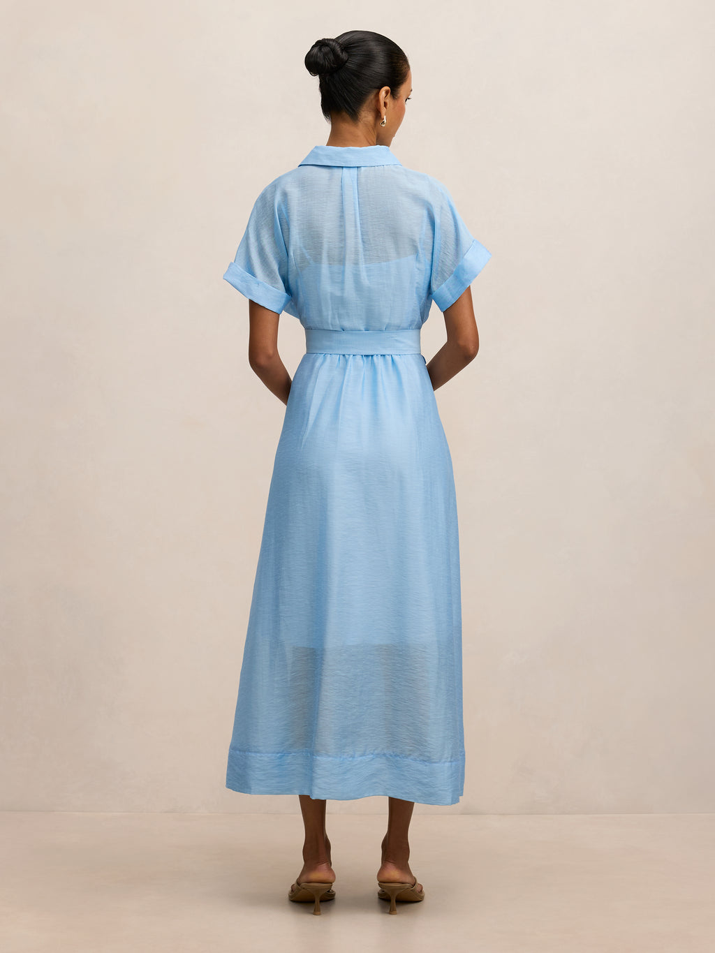 Judith Petite Shirt Midi Dress