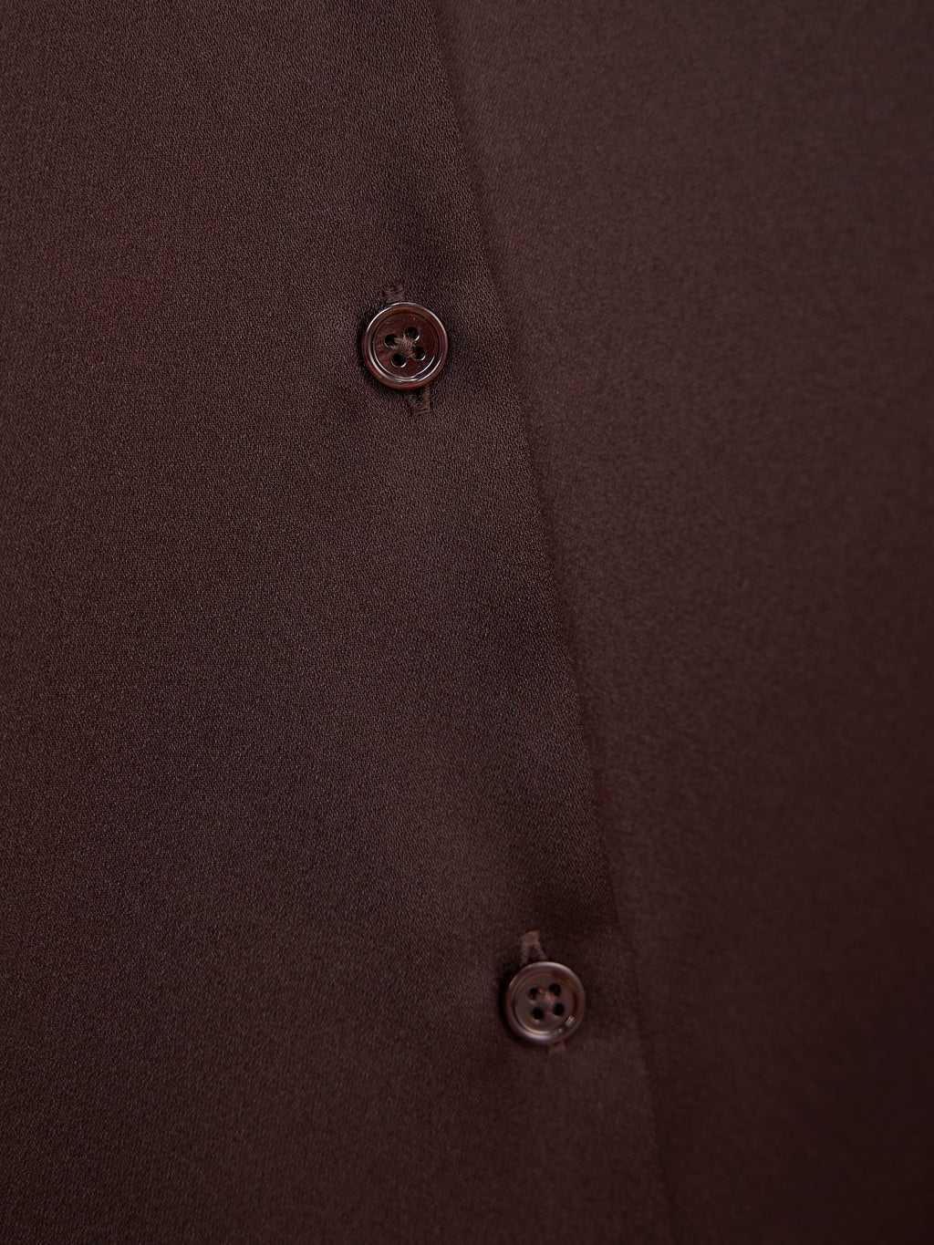 Harvey Notched Neck Satin Shirt