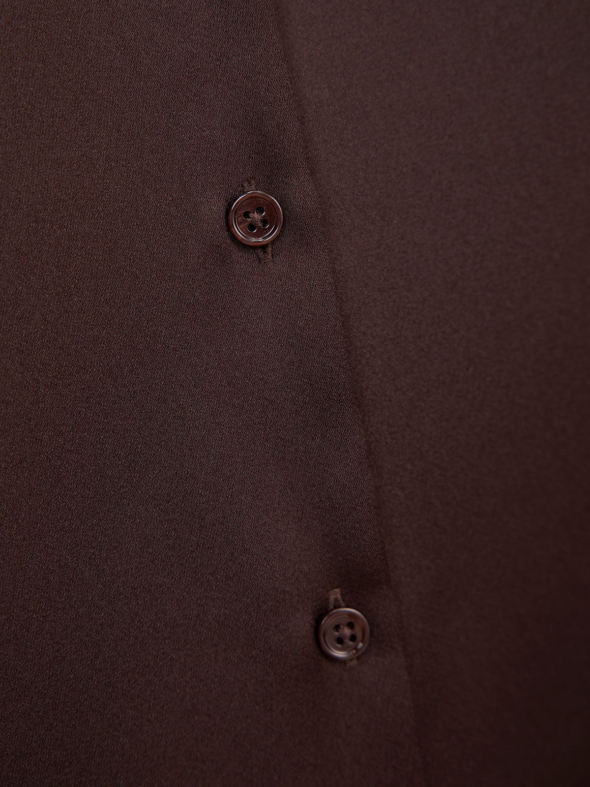Harvey Notched Neck Satin Shirt