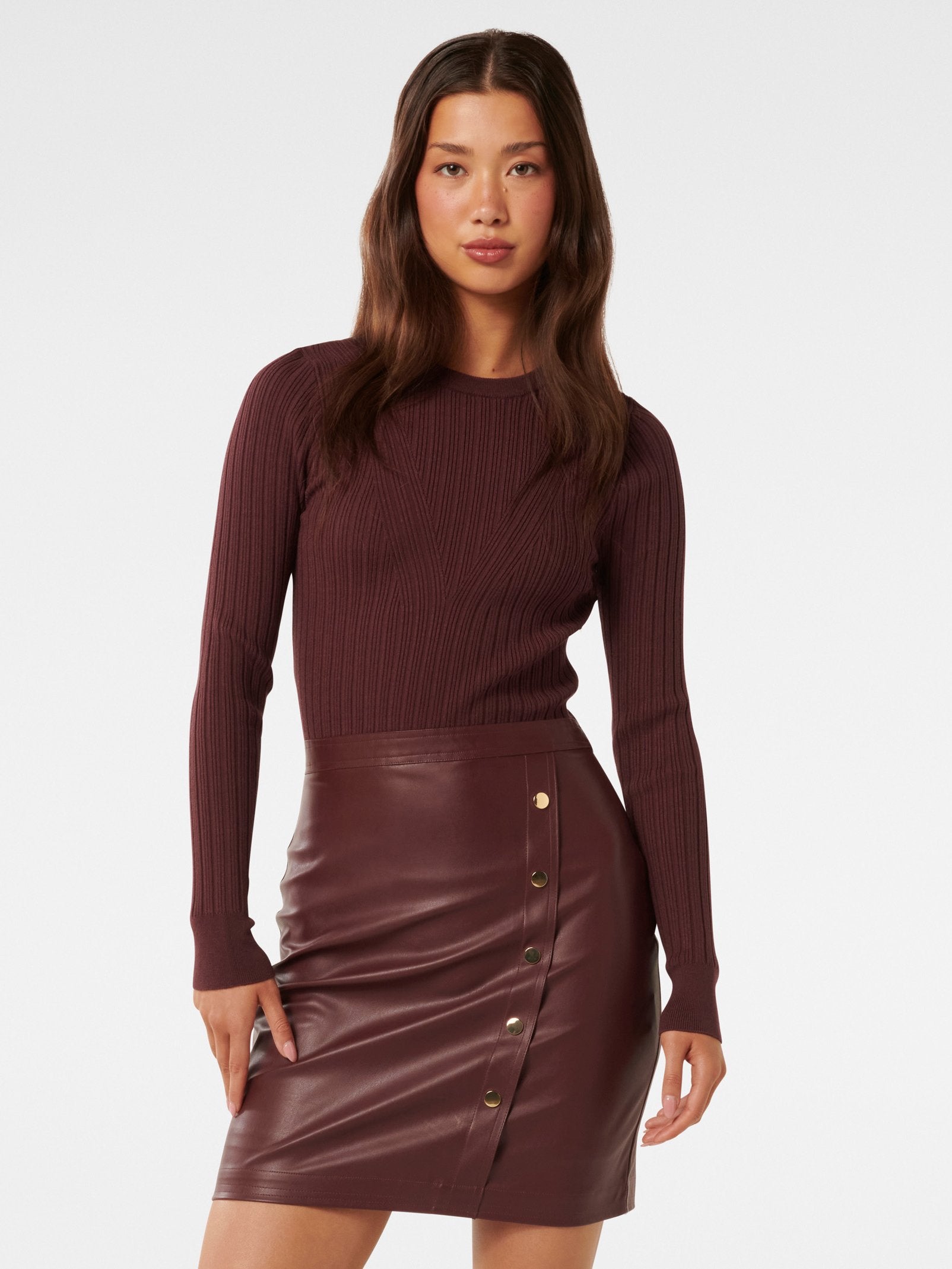 Lara Pu Mixed Mini Dress