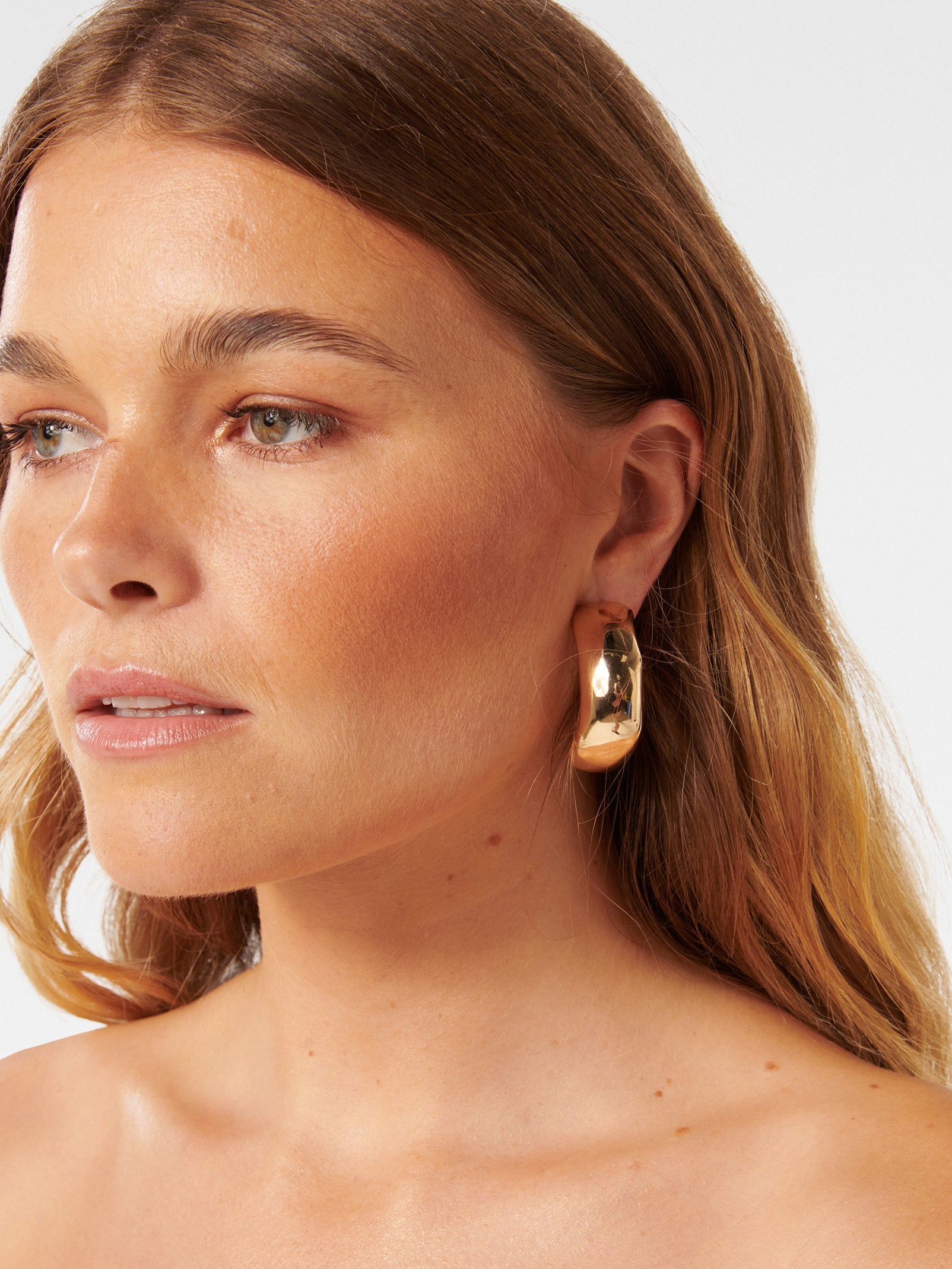  Signature Orla Oversized Chunky Hoop Earring