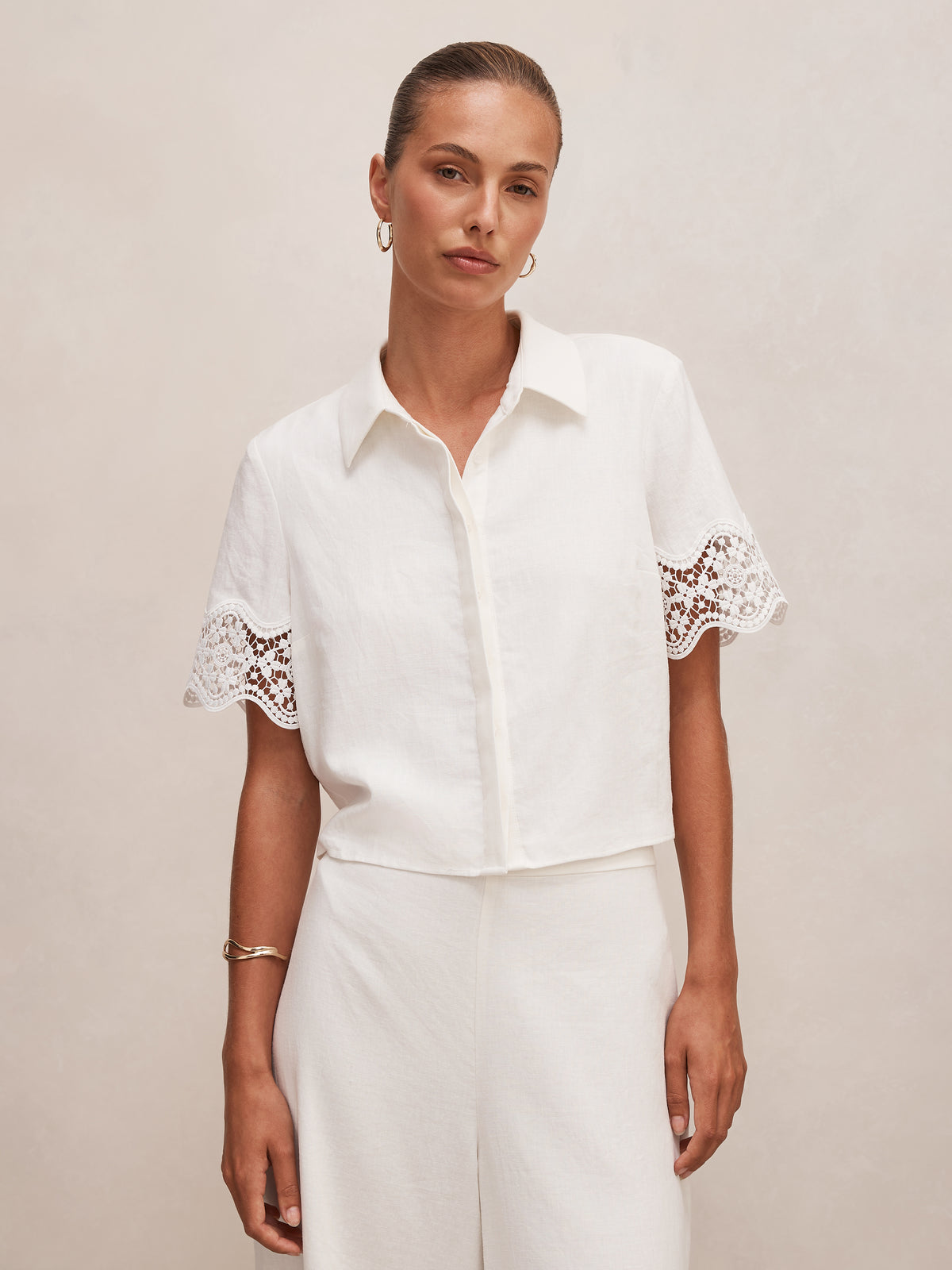 Skye Lace Trim Shirt