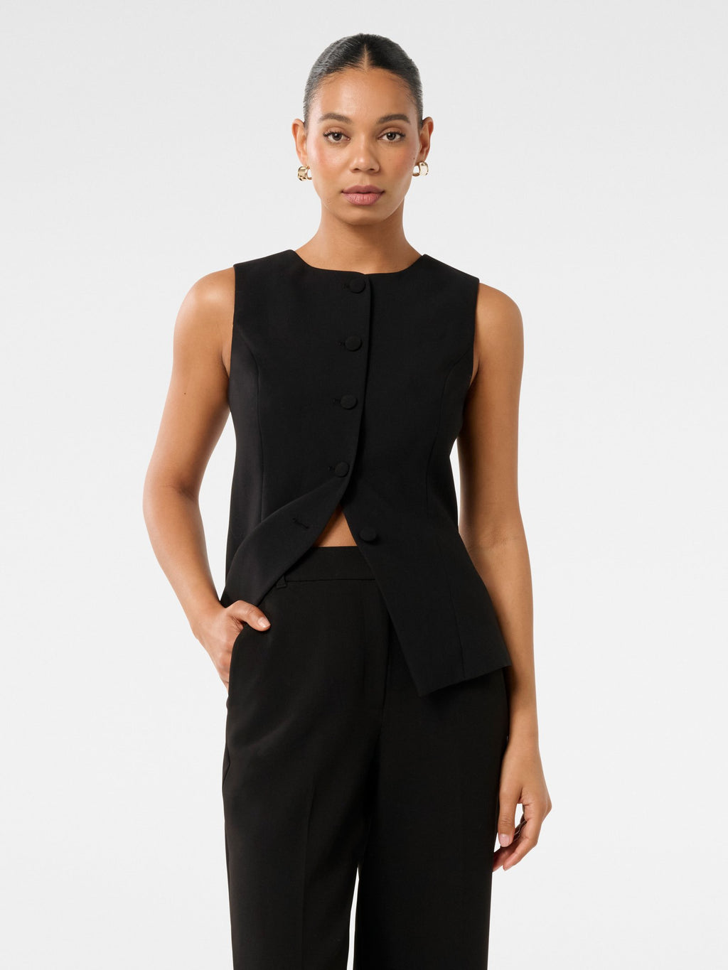 Toni High Neck Waistcoat