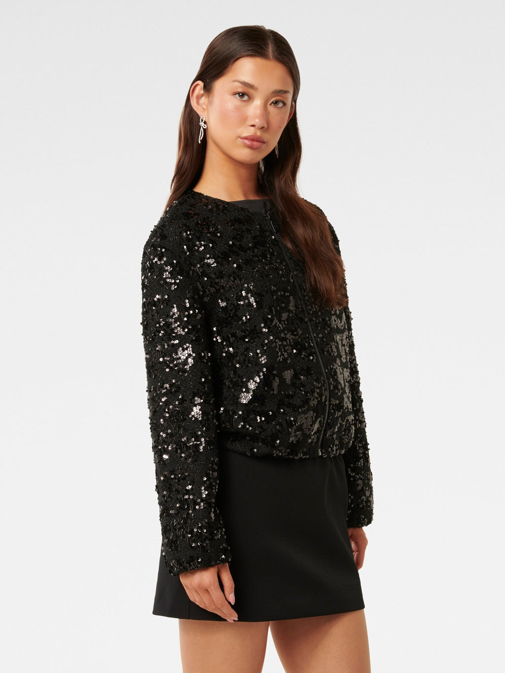  Robyn Sequin Bomber Jacket