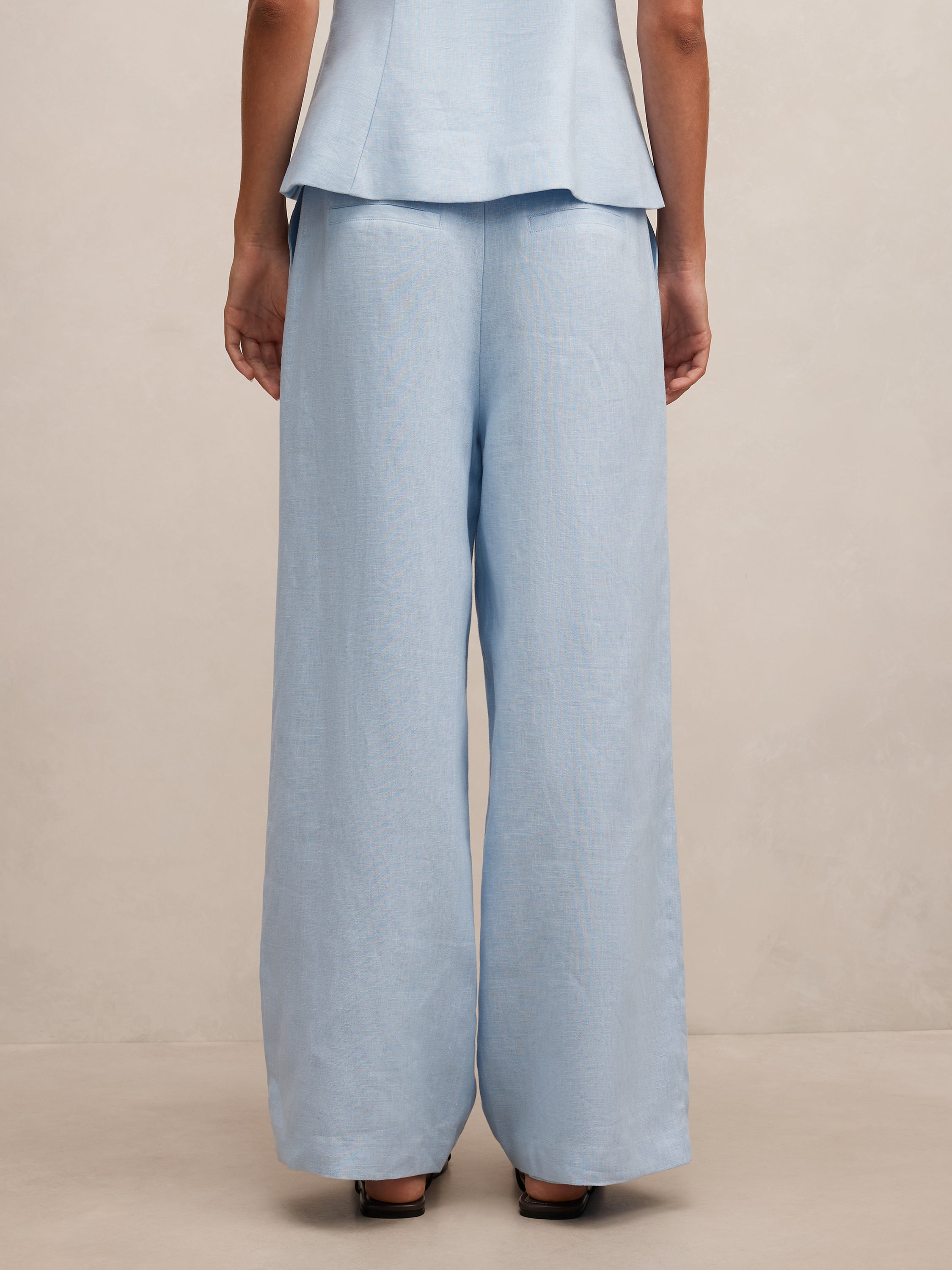 Posey Linen Wide Leg Pant