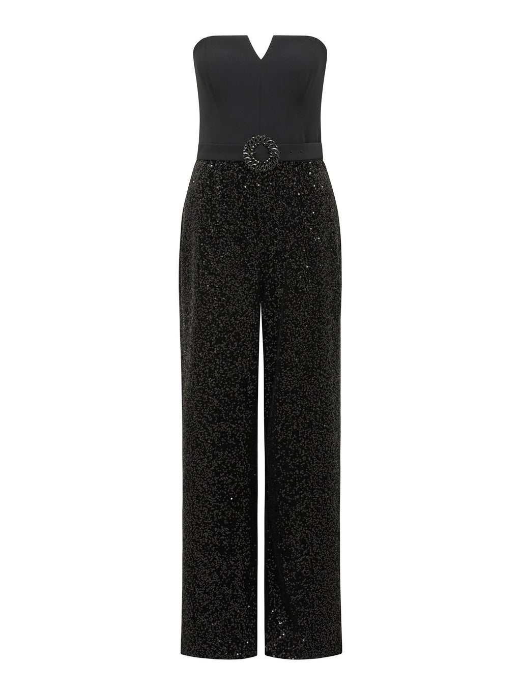  Allie Strapless Sequin Jumpsuit