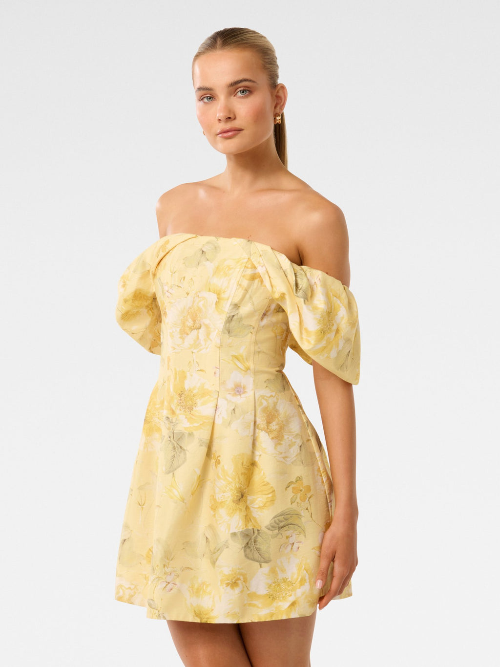  Jacquie Off Shoulder Mini Dress