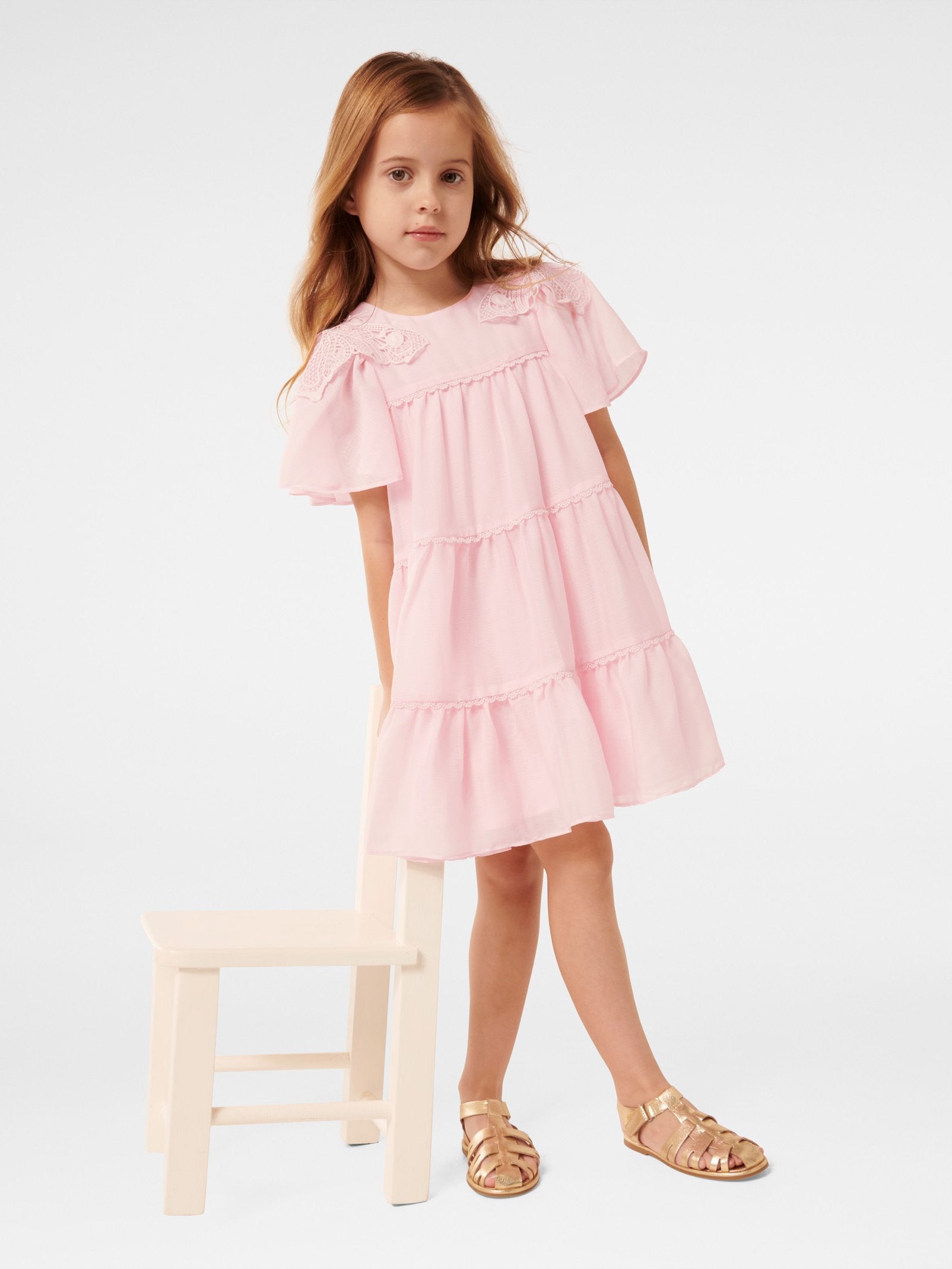 Shauna Tiered Girls Dress