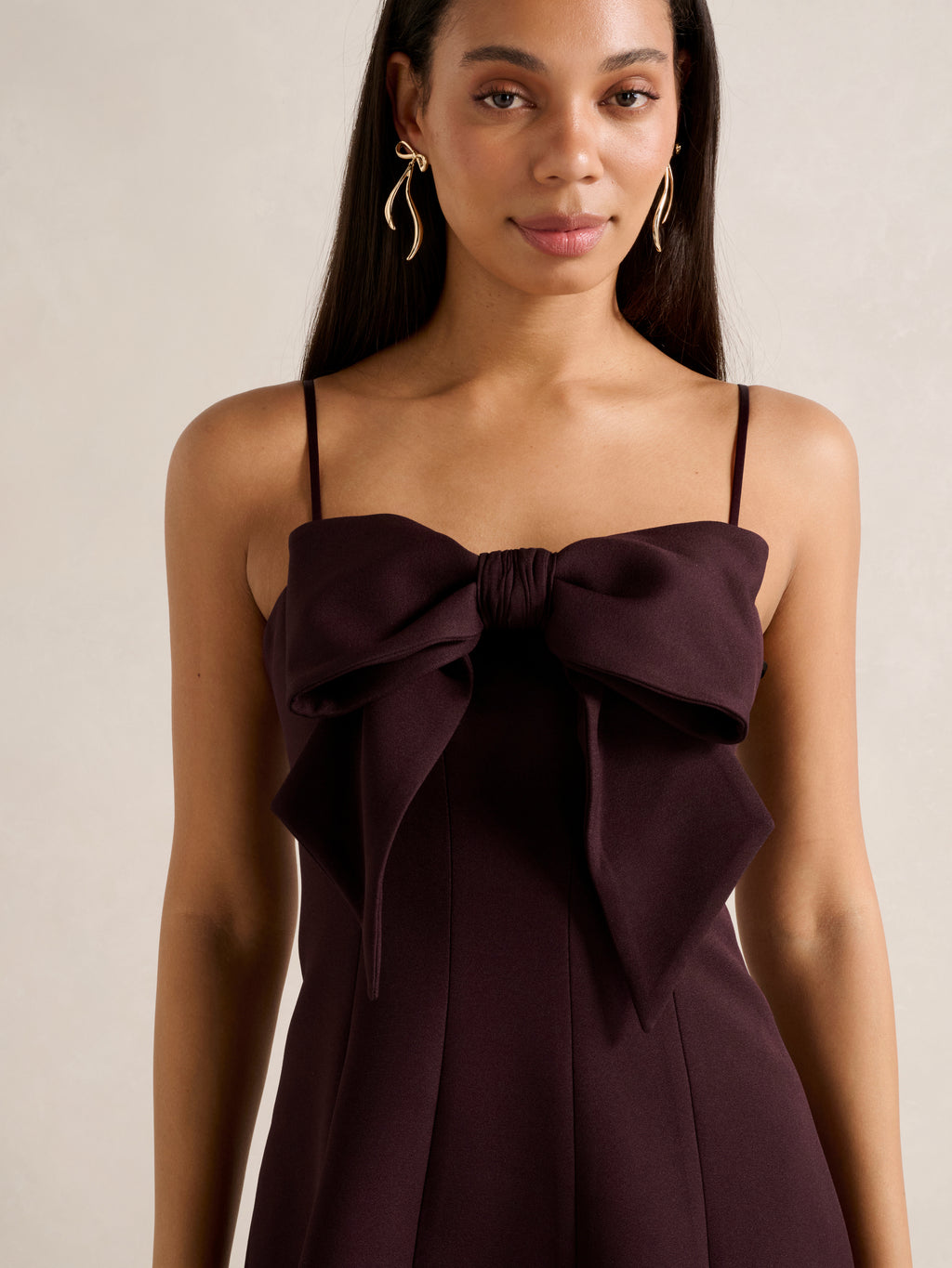 Hayley Bow Front Mini Dress