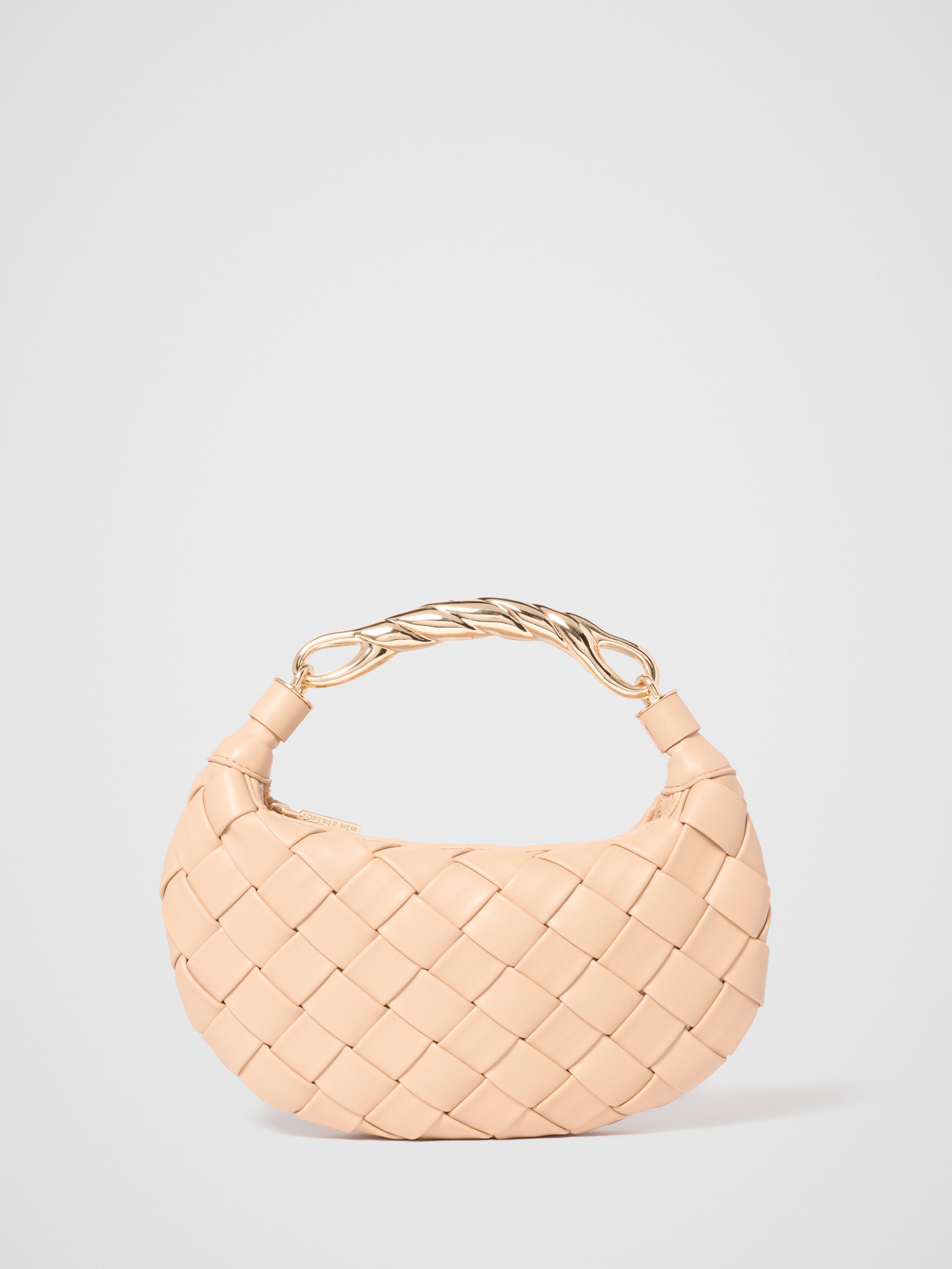 Willa Weave Metal Handle Bag