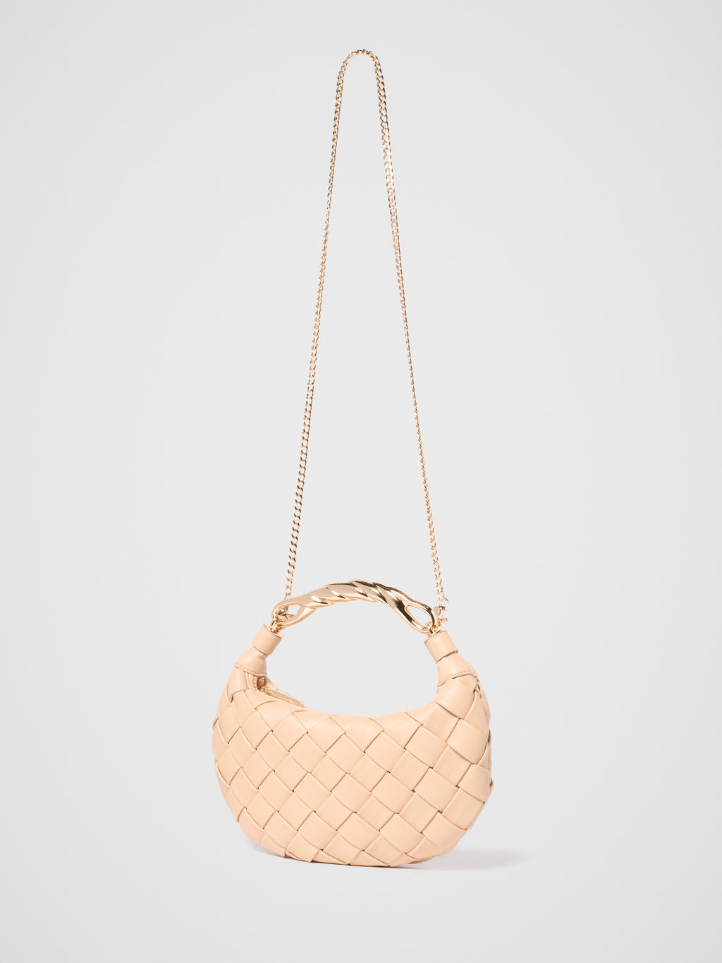 Willa Weave Metal Handle Bag