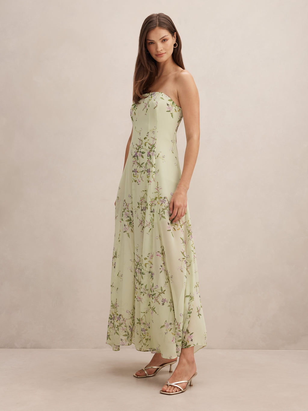 Kimora Strapless Midi Dress