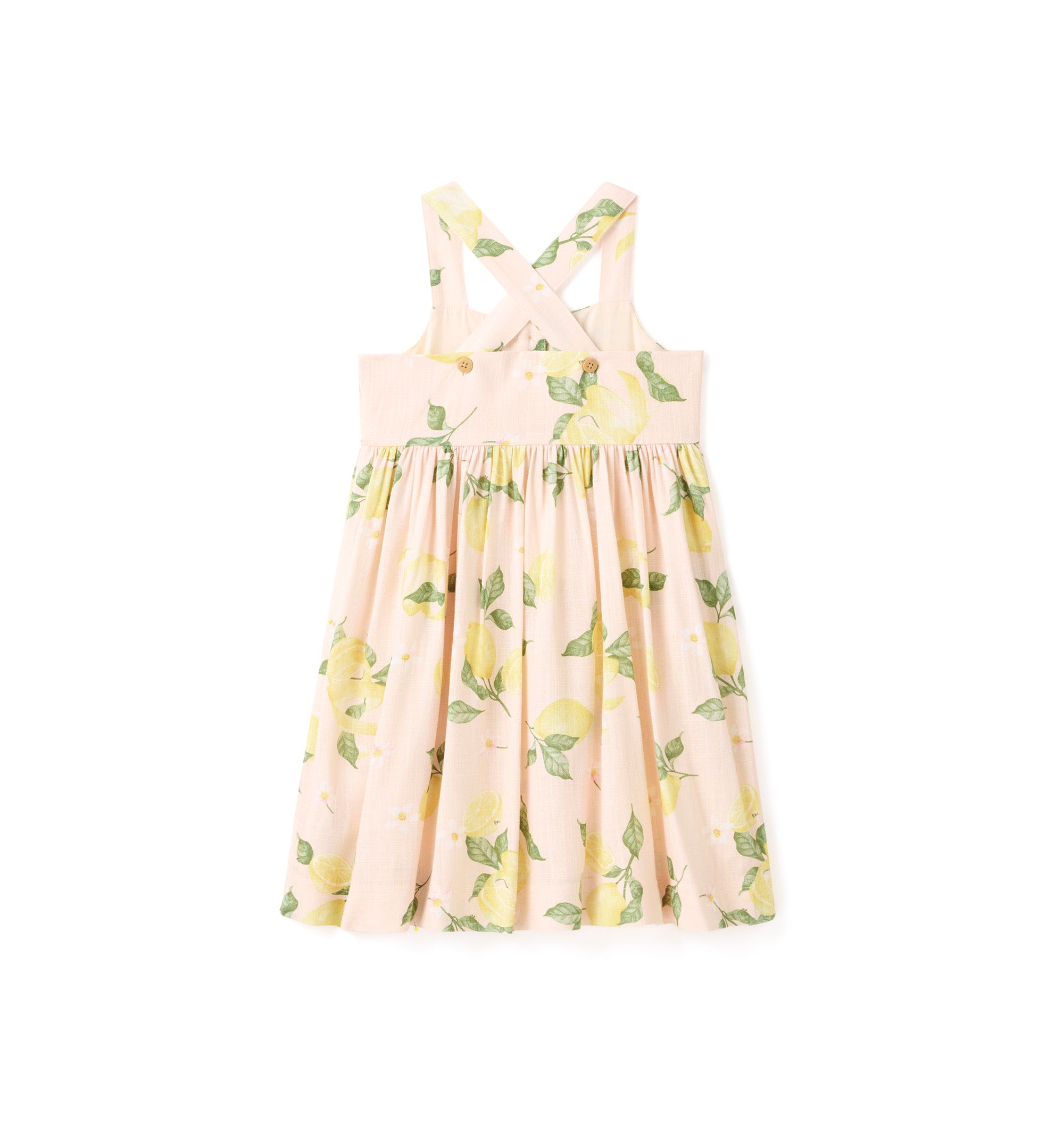 Lydia Button-Down Girls Dress