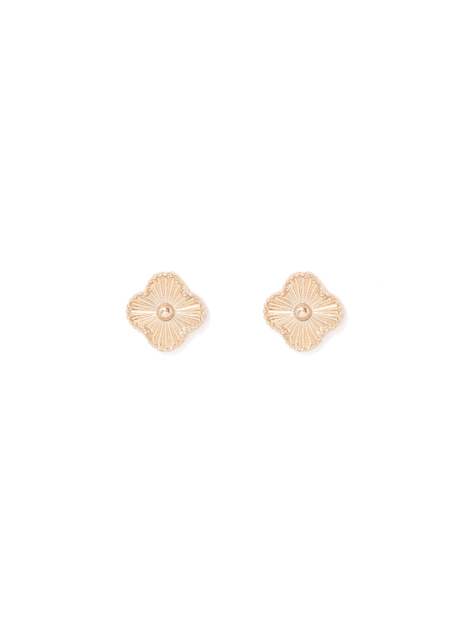 Fern Flower Stud Earring