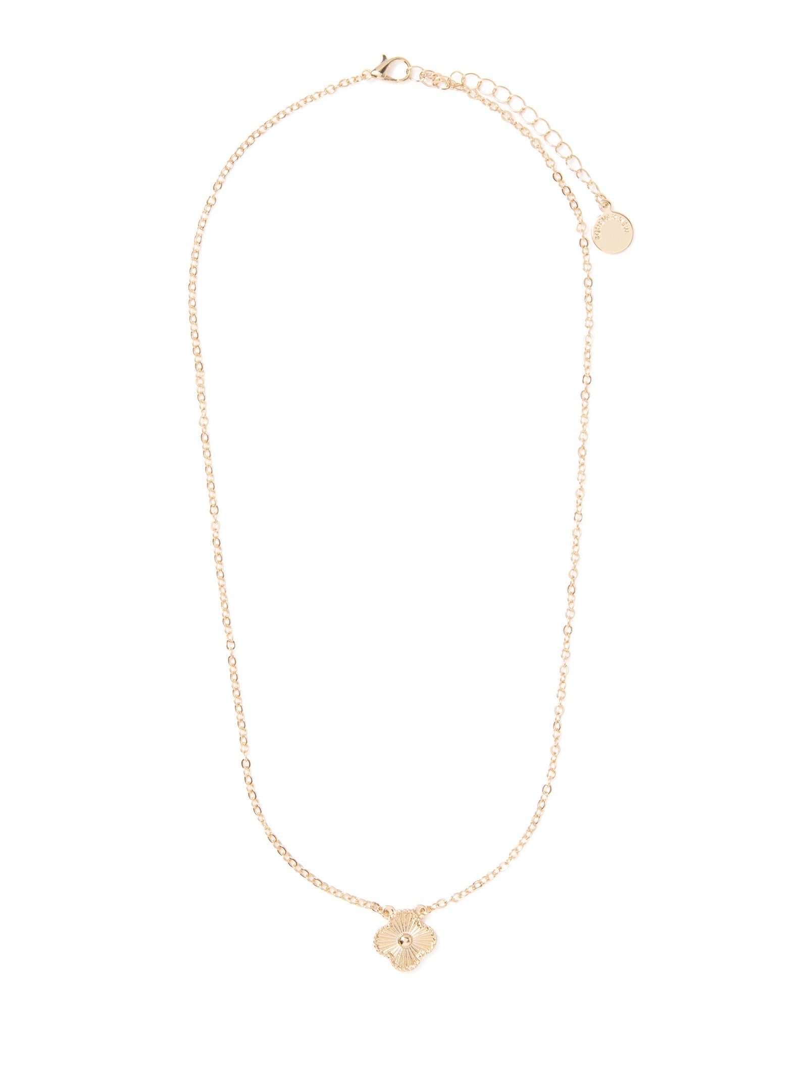 Fern Flower Pendant Necklace