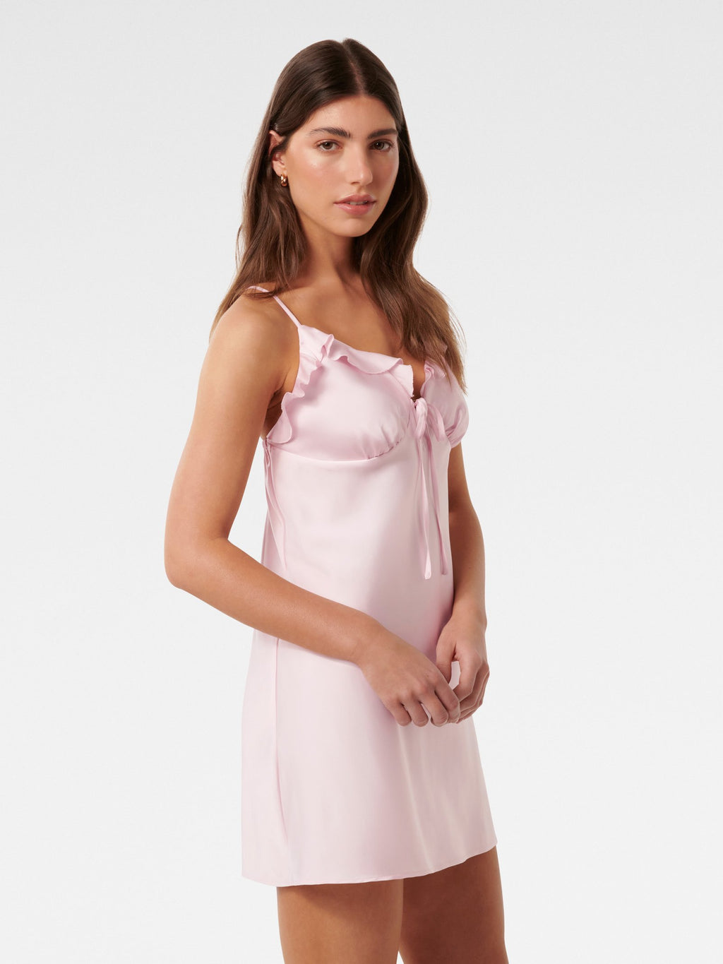  Evelina A-Line Ruffle Slip Sleepwear