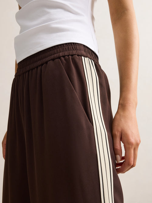 Aleyna Side Stripe Wide Leg Pant