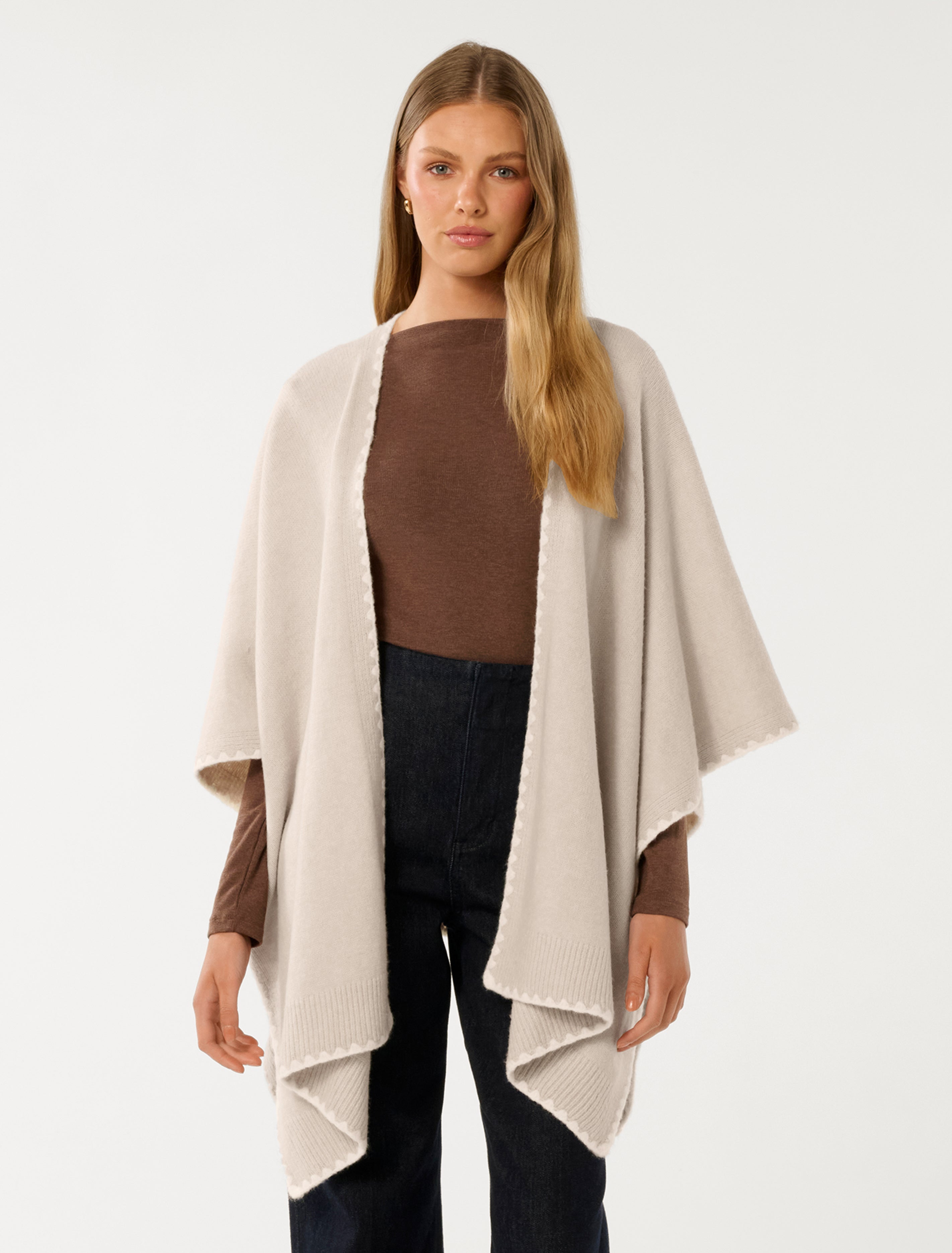 Sara Stitch Detail Cape