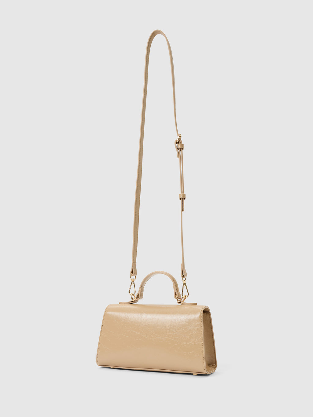 Liana Lock Detail Top Handle Bag