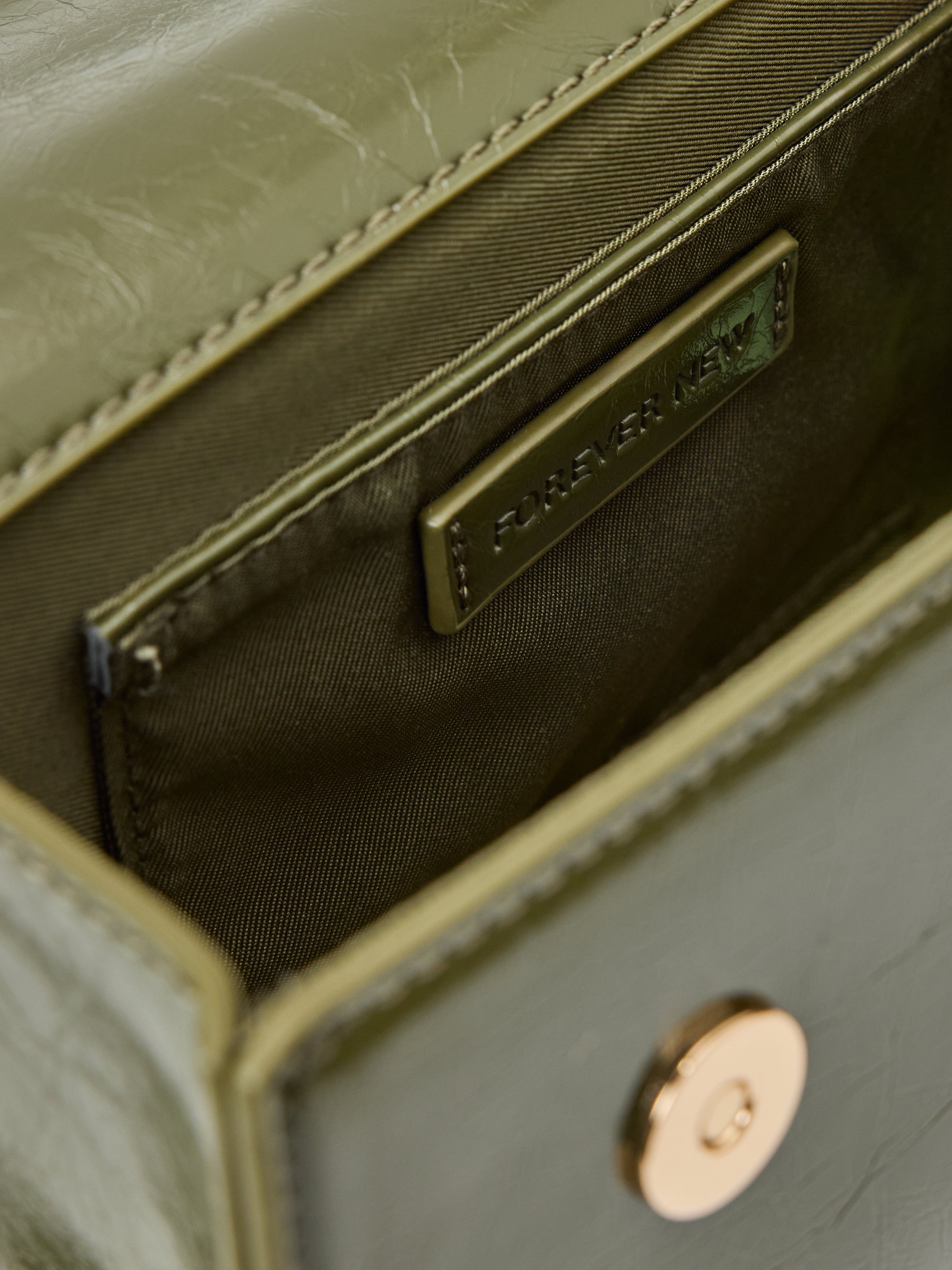 Liana Lock Detail Top Handle Bag