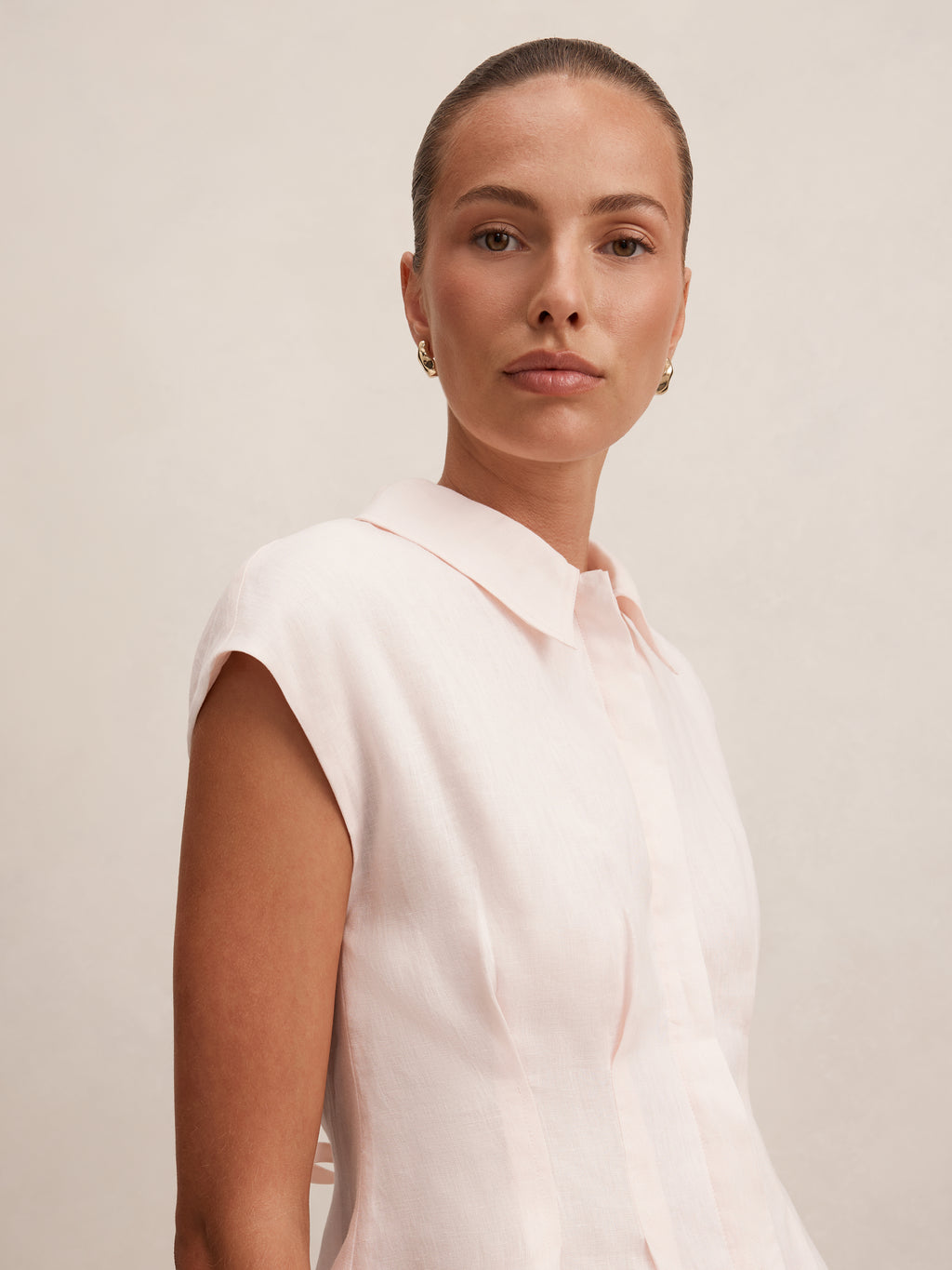 Carina Pleated Shirt