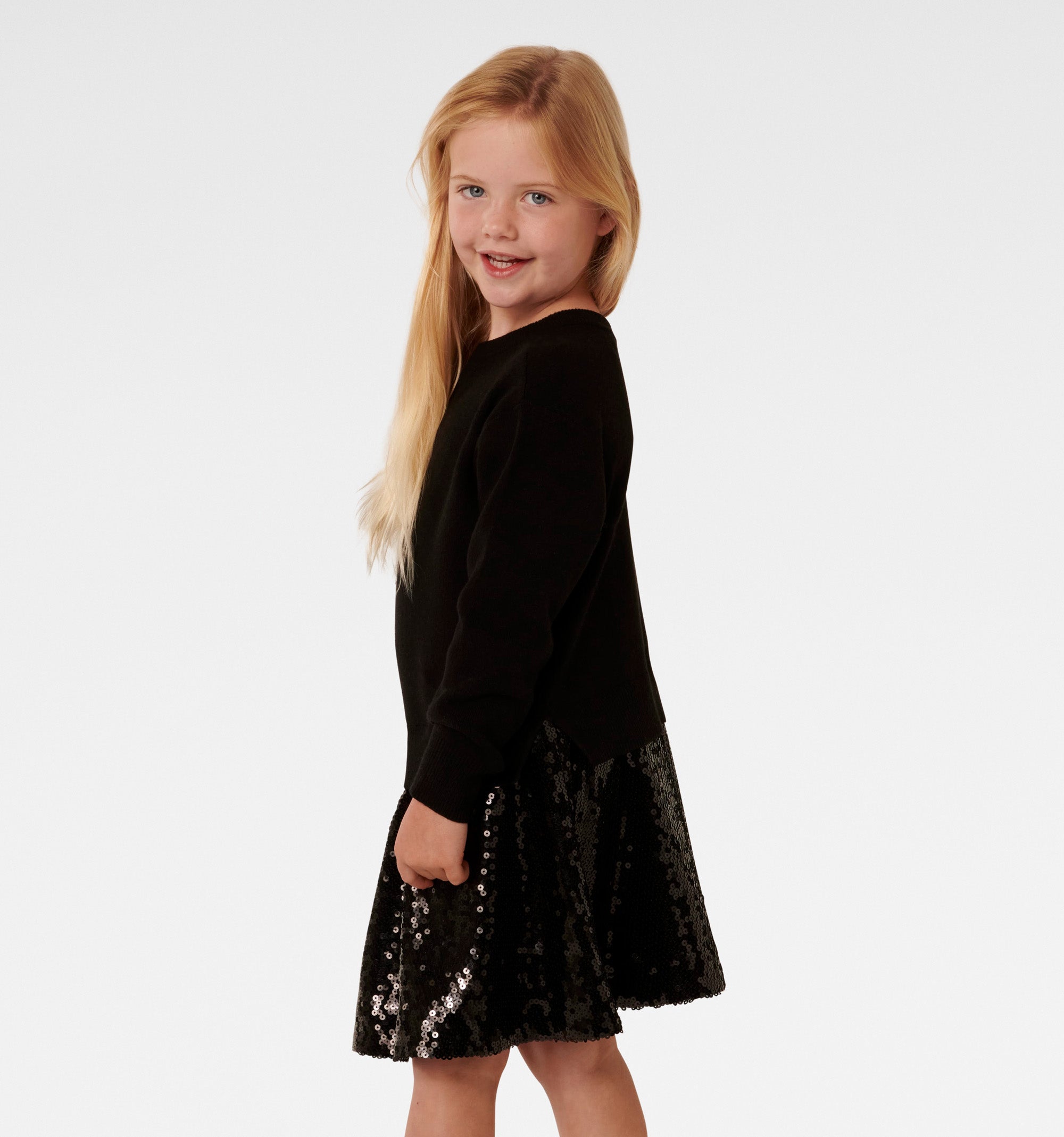 Valeria Girls Splice Kn Dress