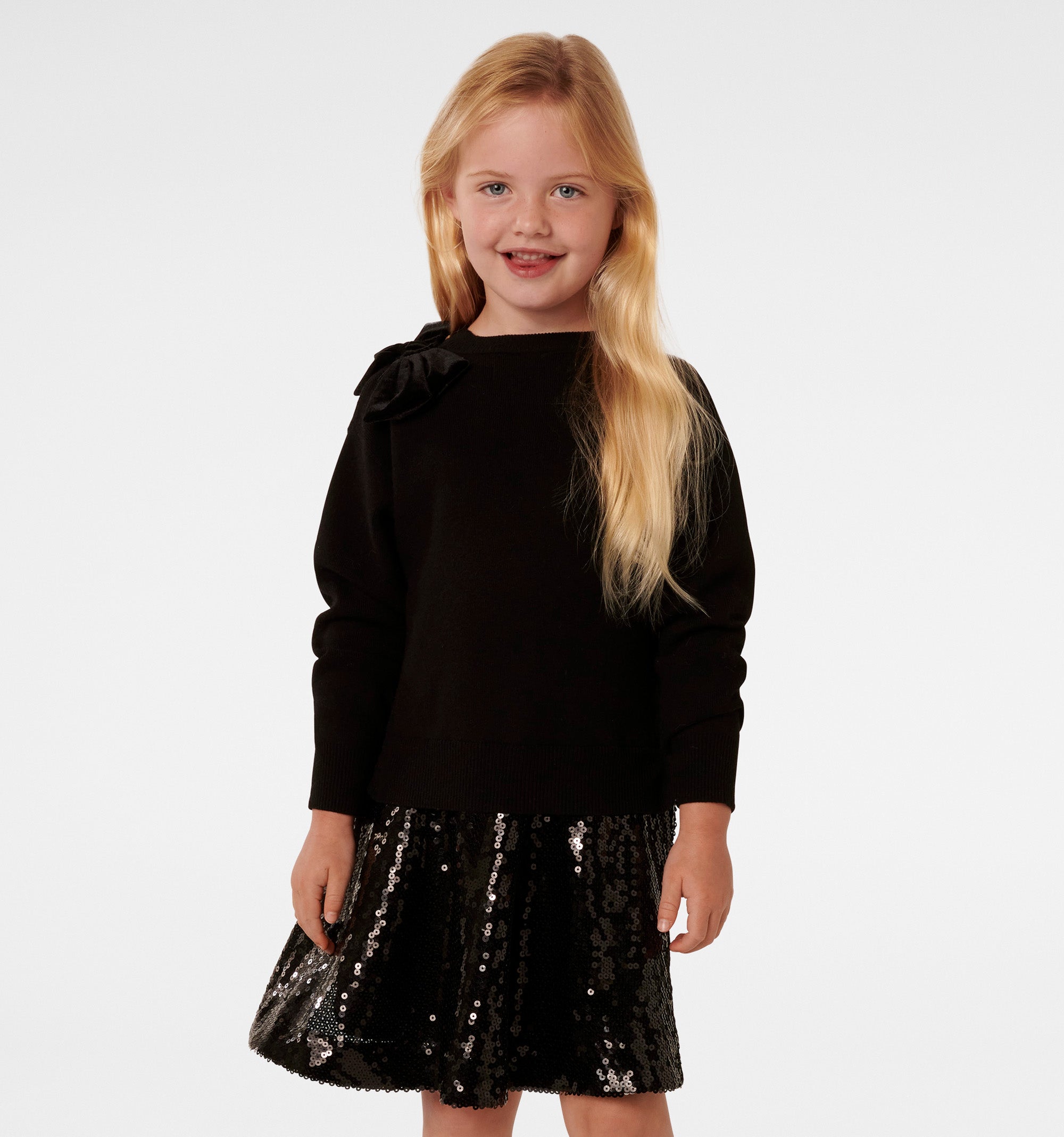 Valeria Girls Splice Kn Dress