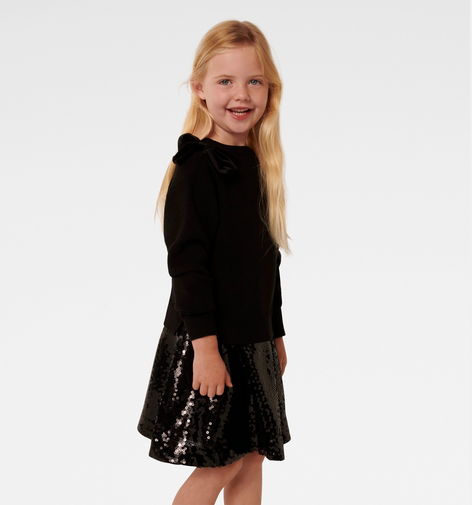 Valeria Girls Splice Kn Dress