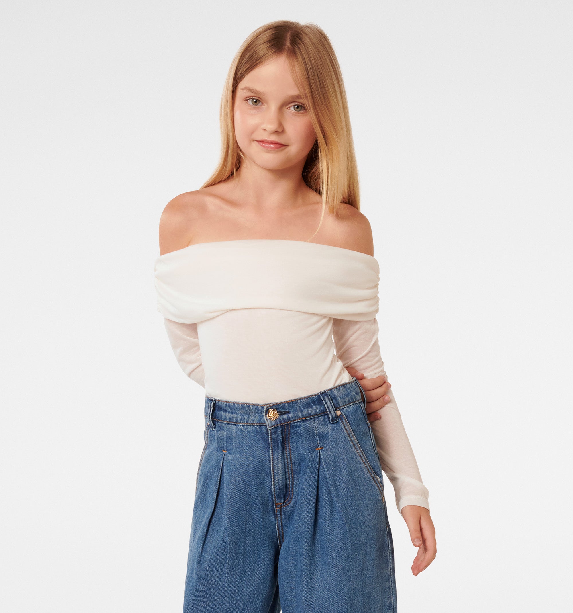 Cassidy Teen Off Shldr Top