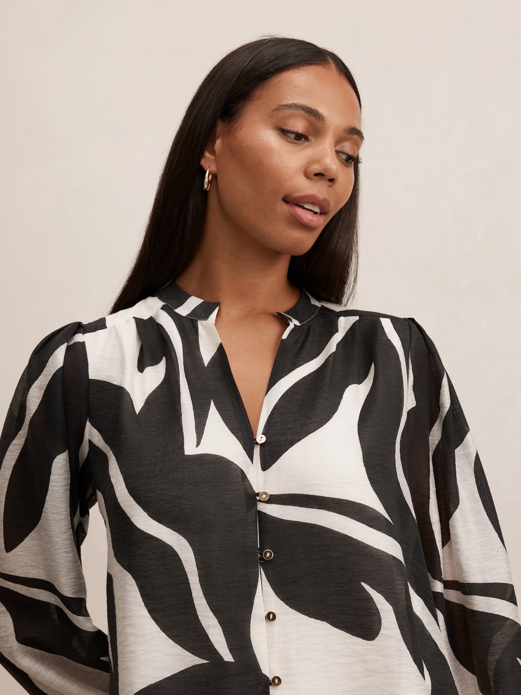 Adaline Printed Blouse