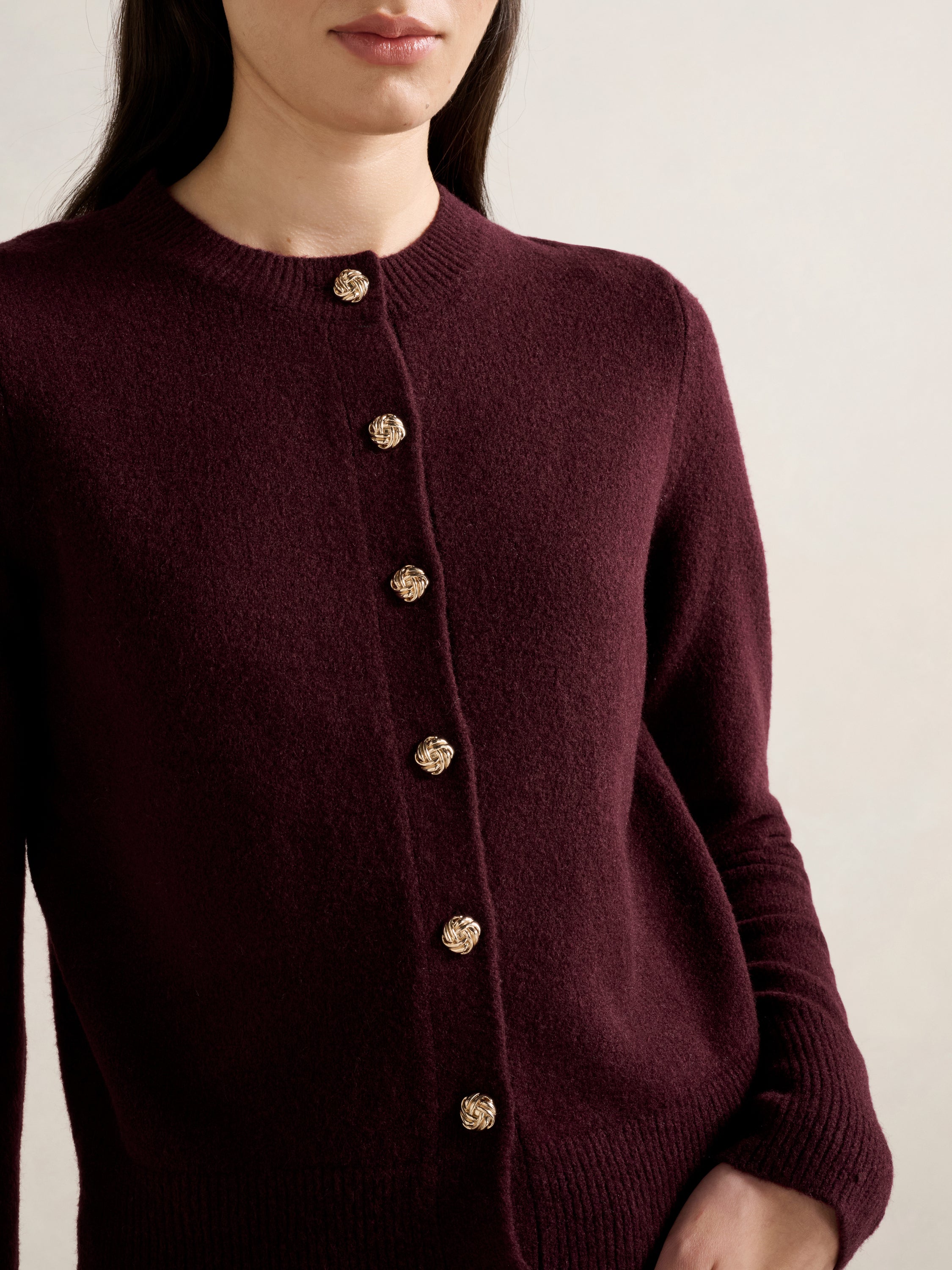 May Crew Neck Cardigan