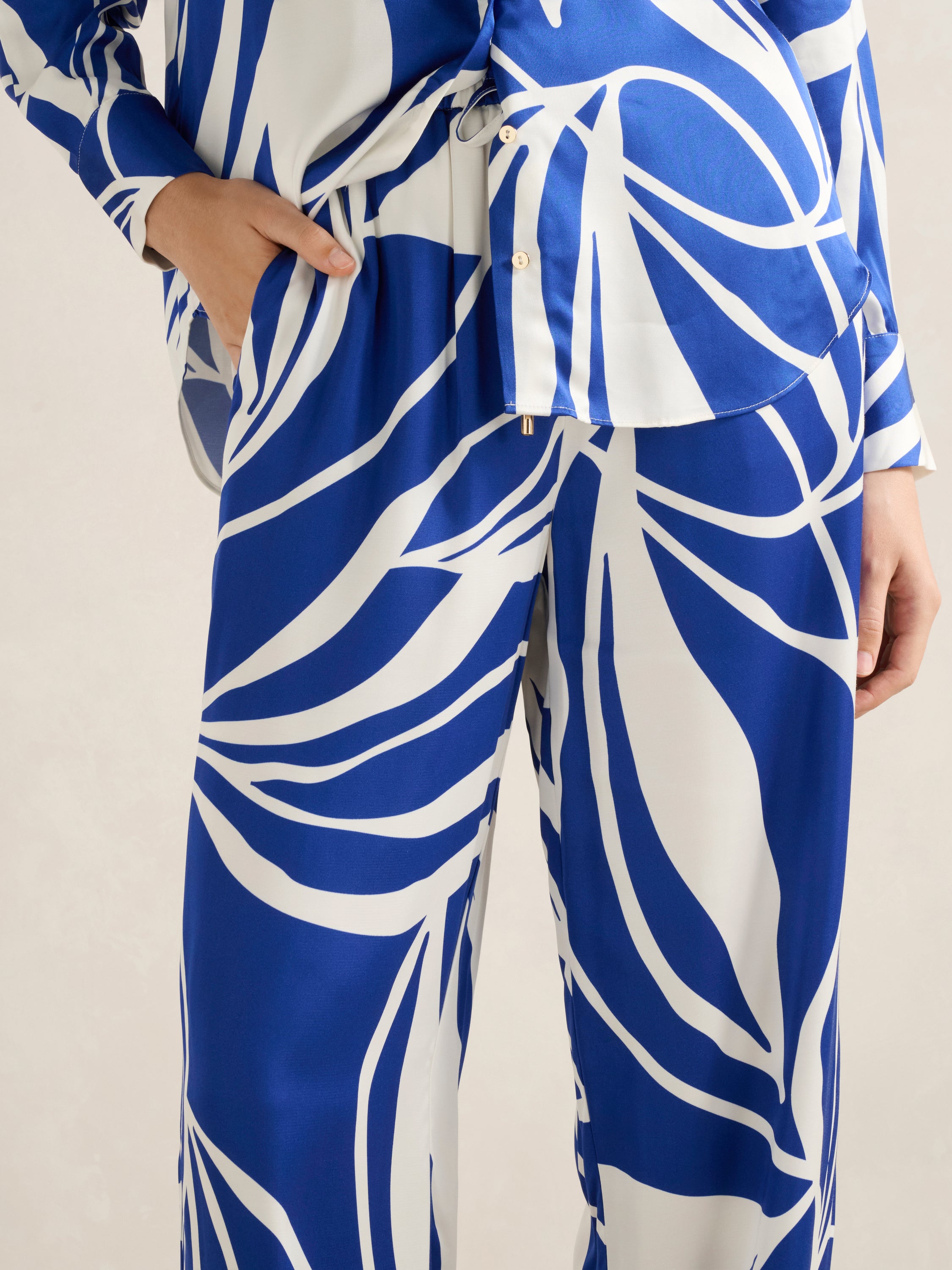 Jenna Drawstring Wide Leg Pant