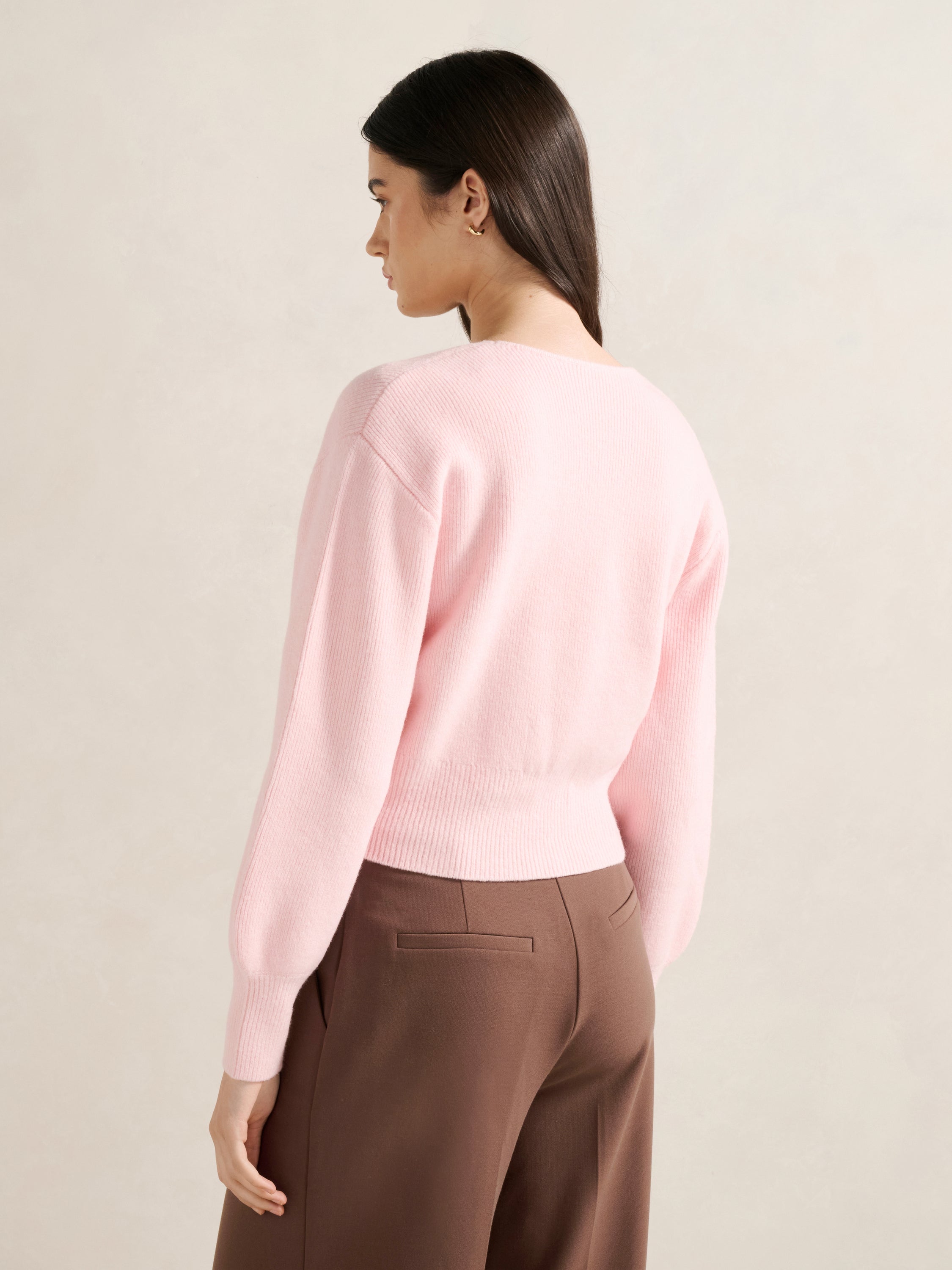 Sloane Wrap Knit Sweater