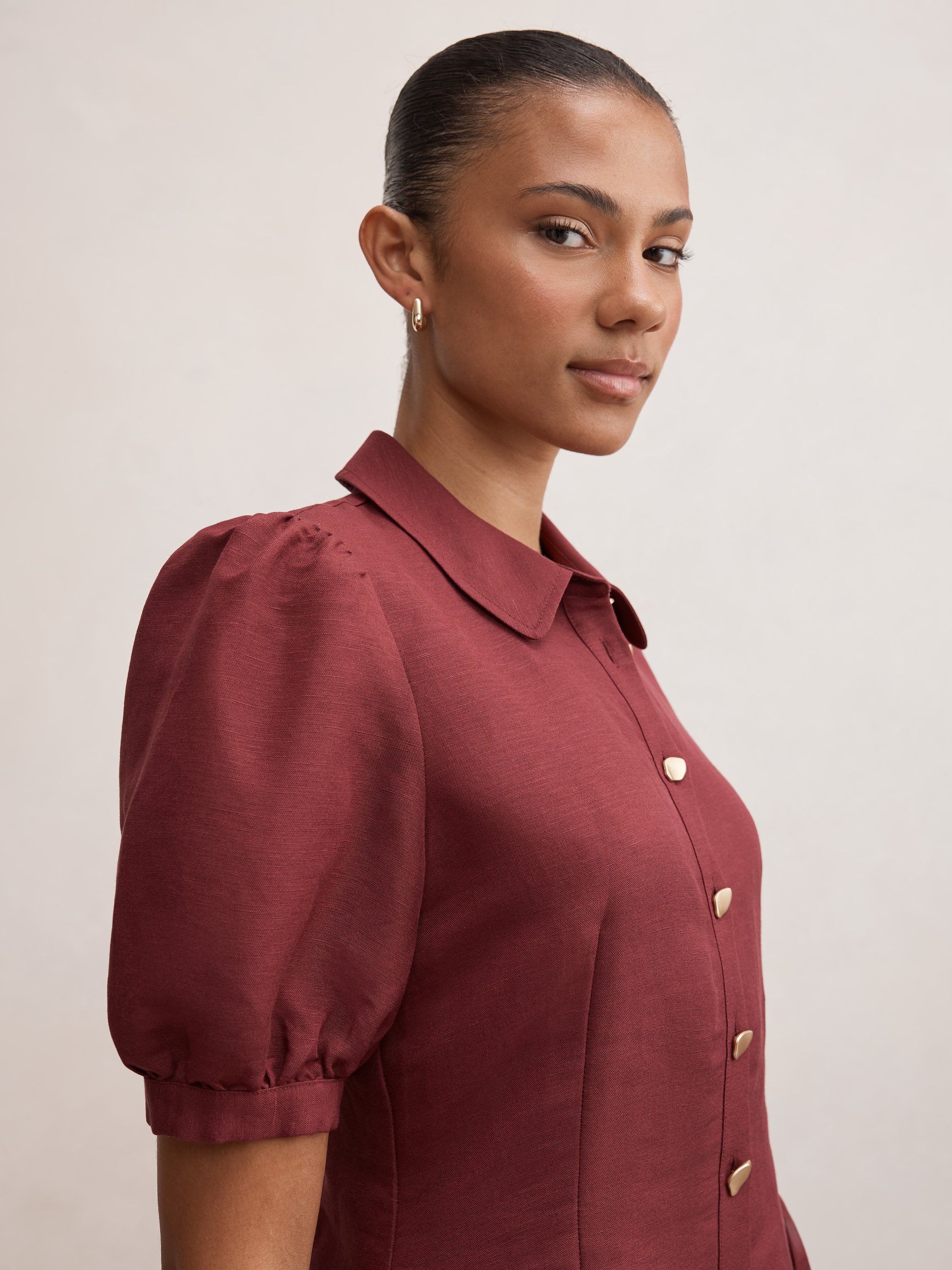 Foster Button Down Top