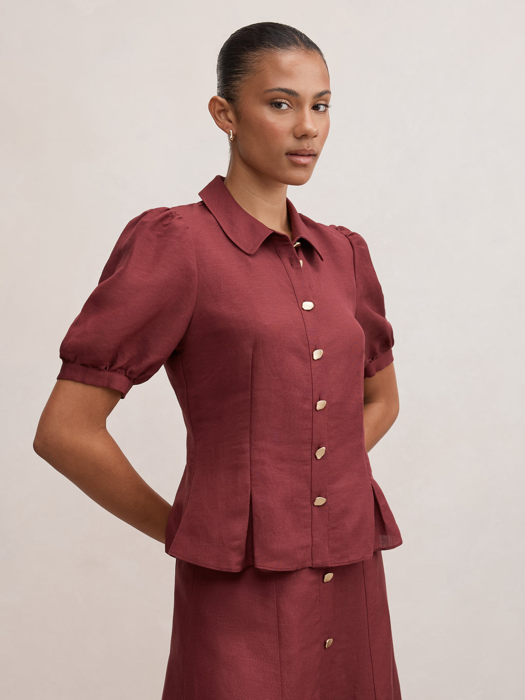 Foster Button Down Top