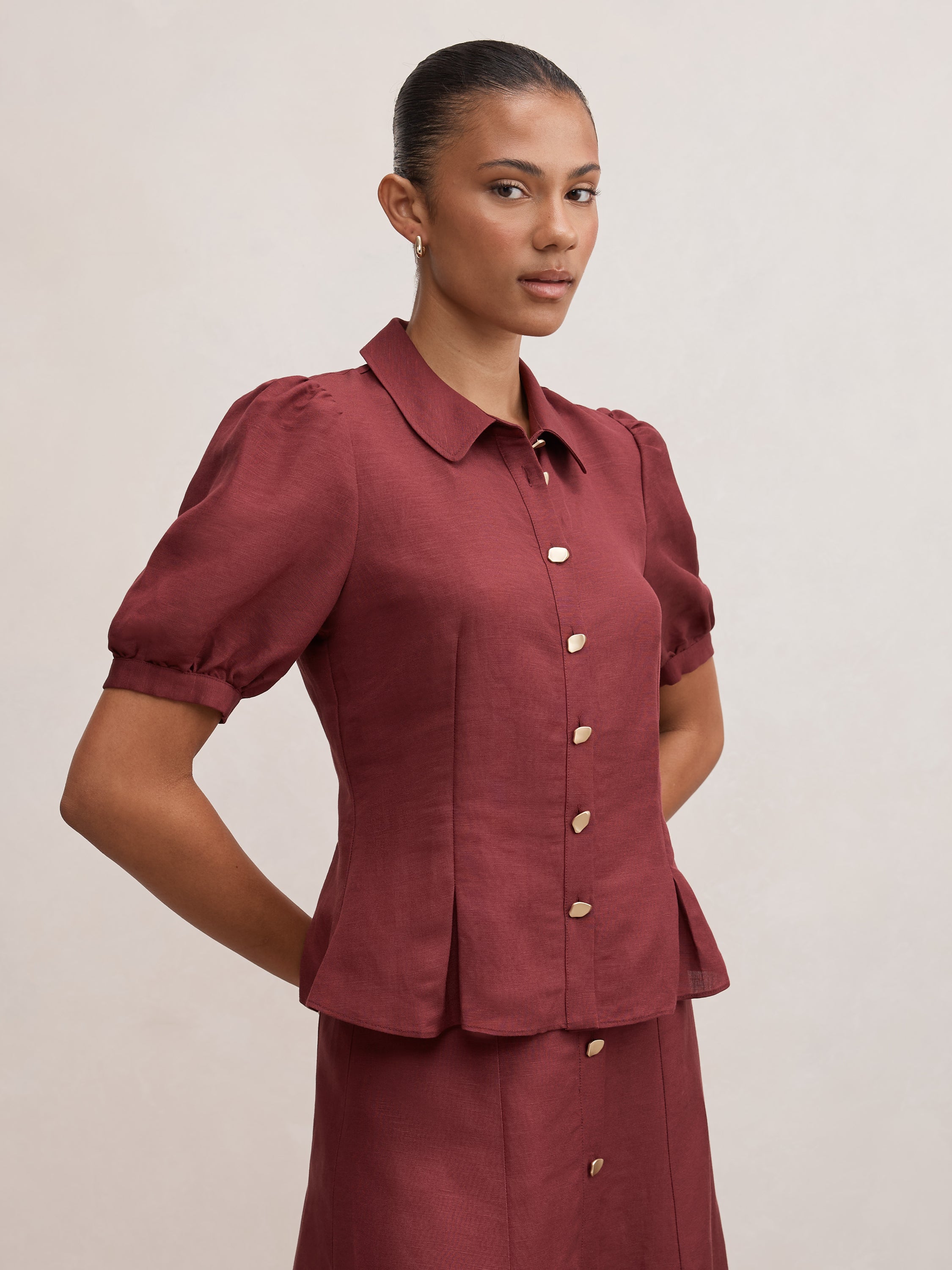 Foster Button Down Top