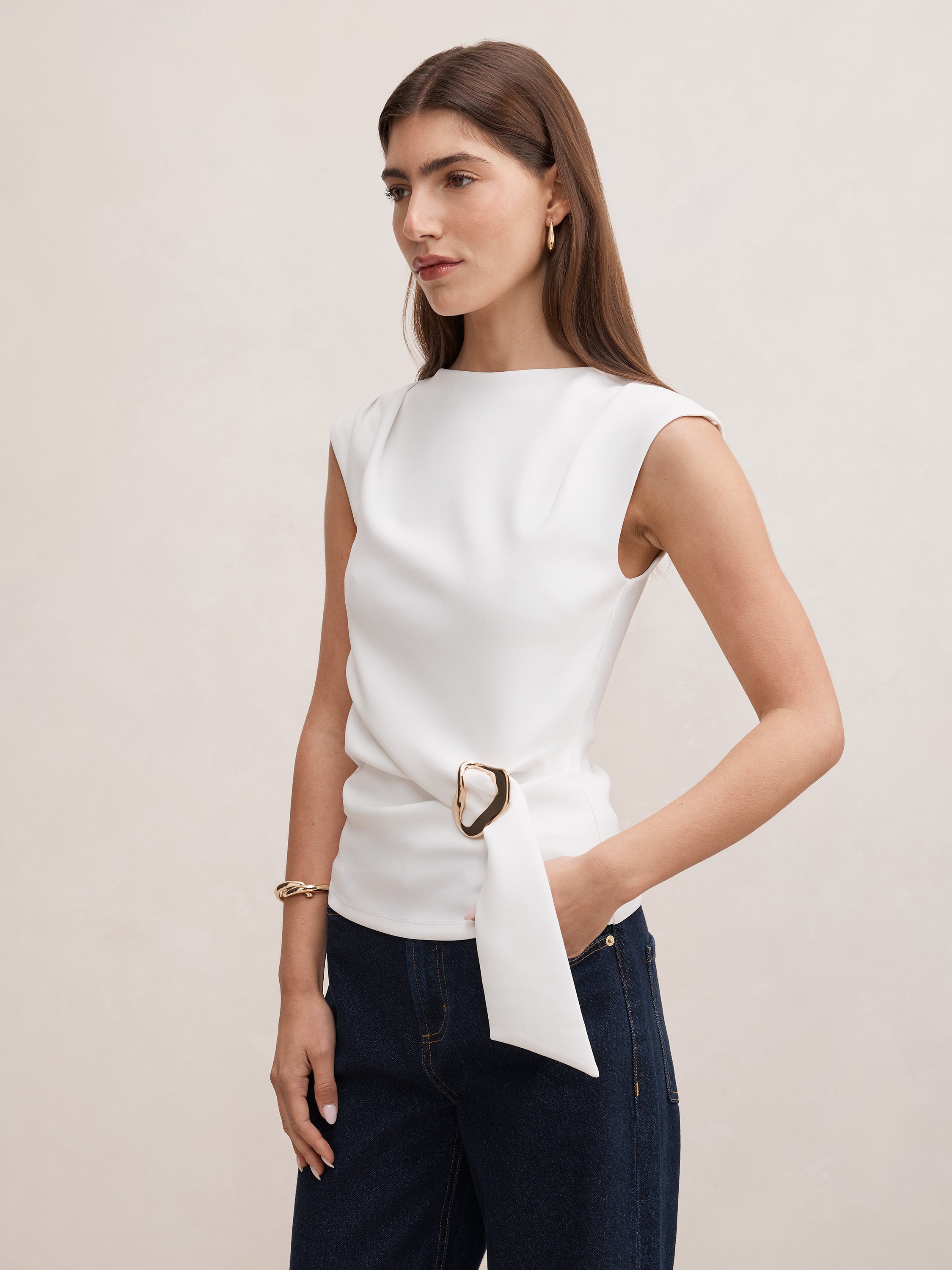 Serena Hardware Detail Top